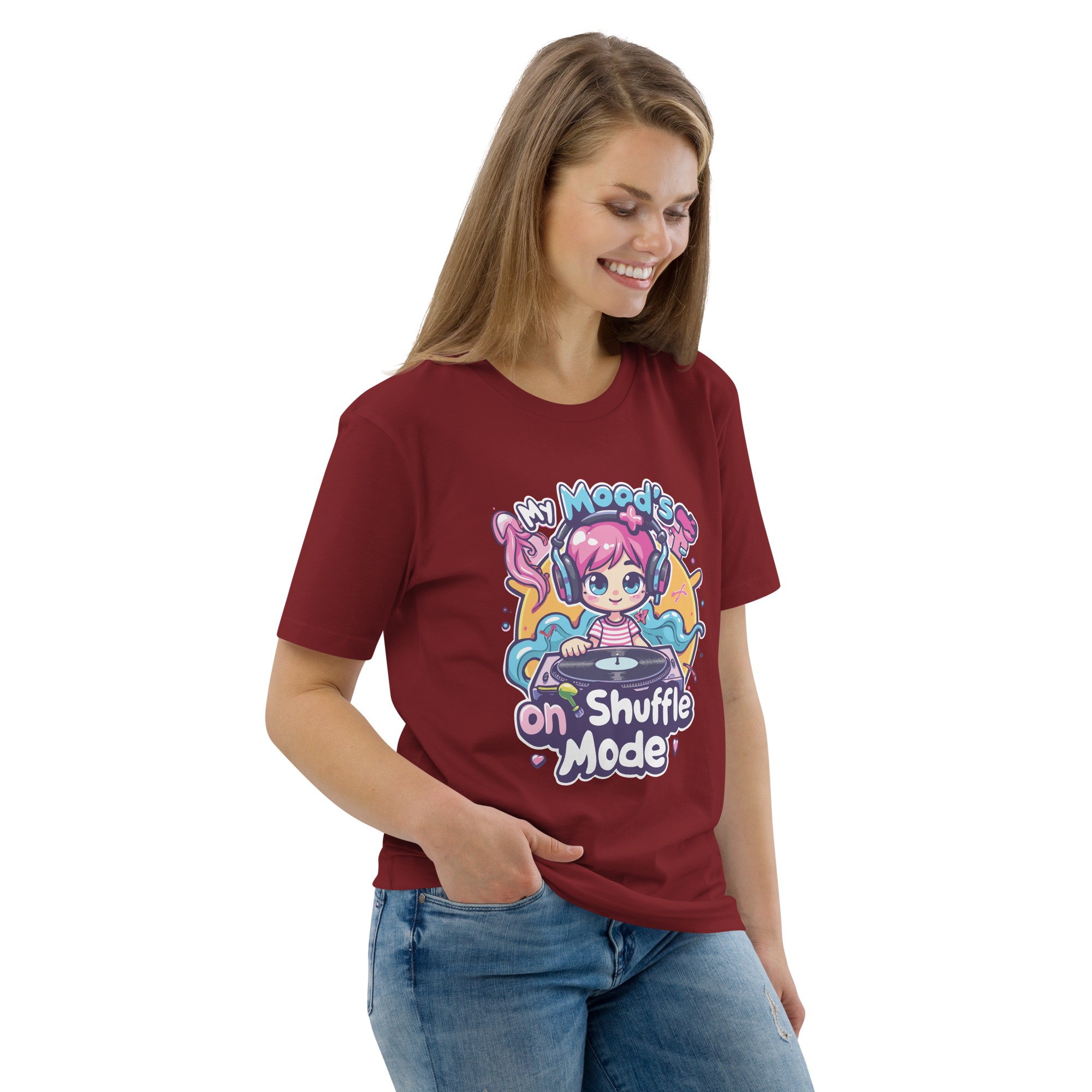 Mood Shuffle Unisex organic cotton t-shirt