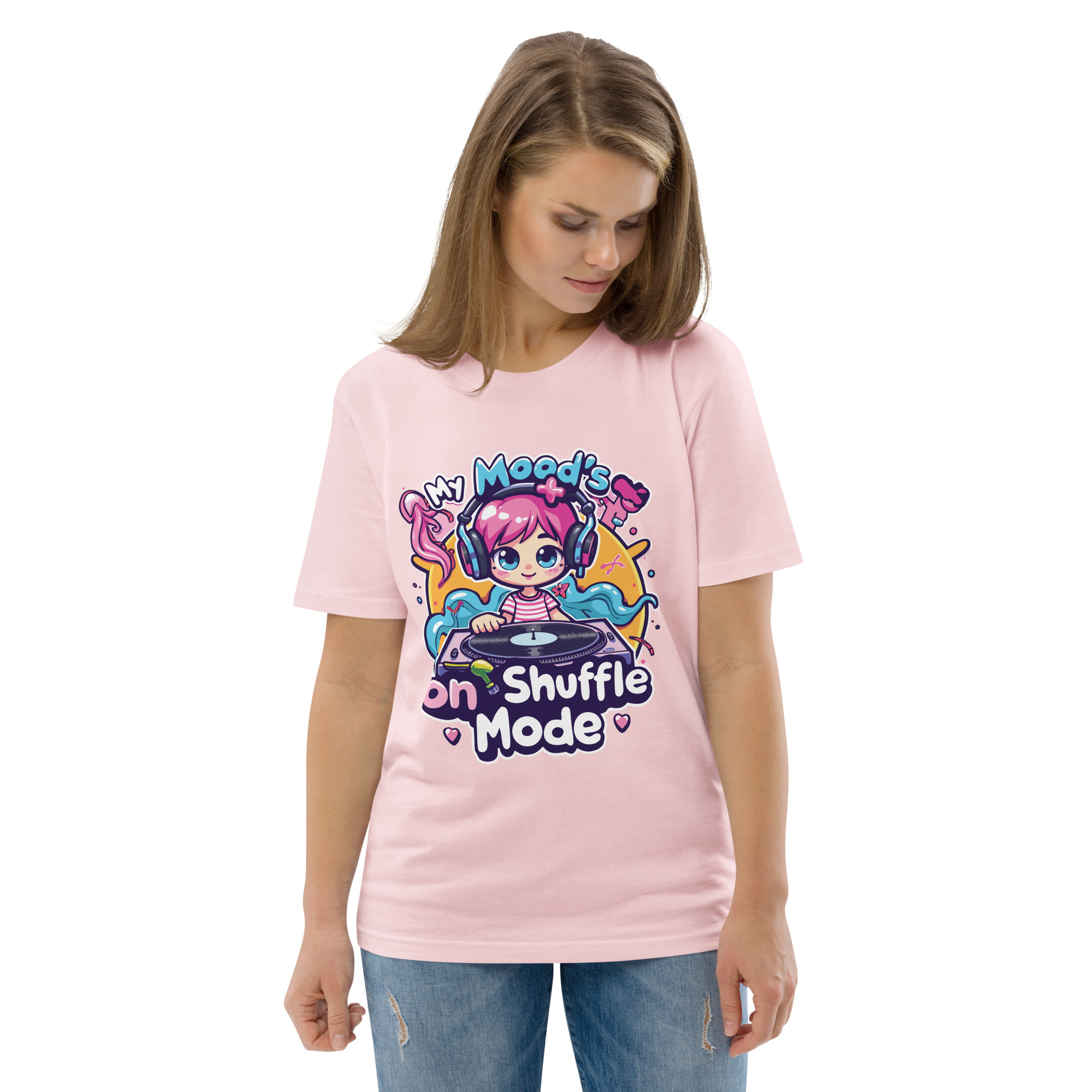 Mood Shuffle Unisex organic cotton t-shirt