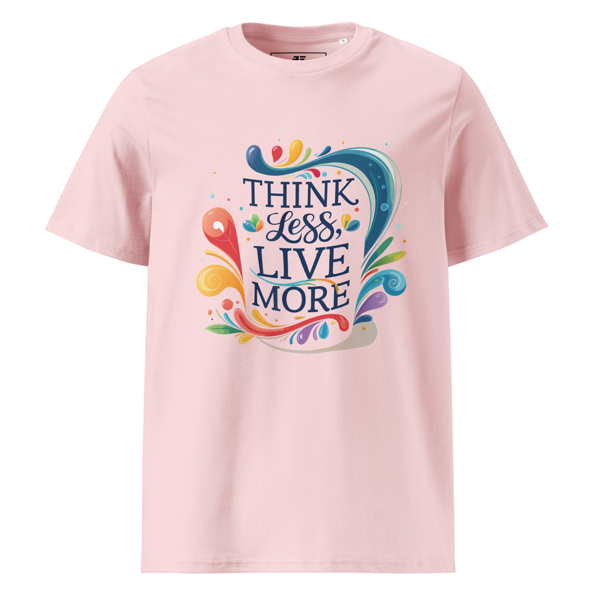 unisex-organic-cotton-t-shirt-cotton-pink-front-6871cfd914ca9.jpg Live More Unisex organic cotton t-shirt