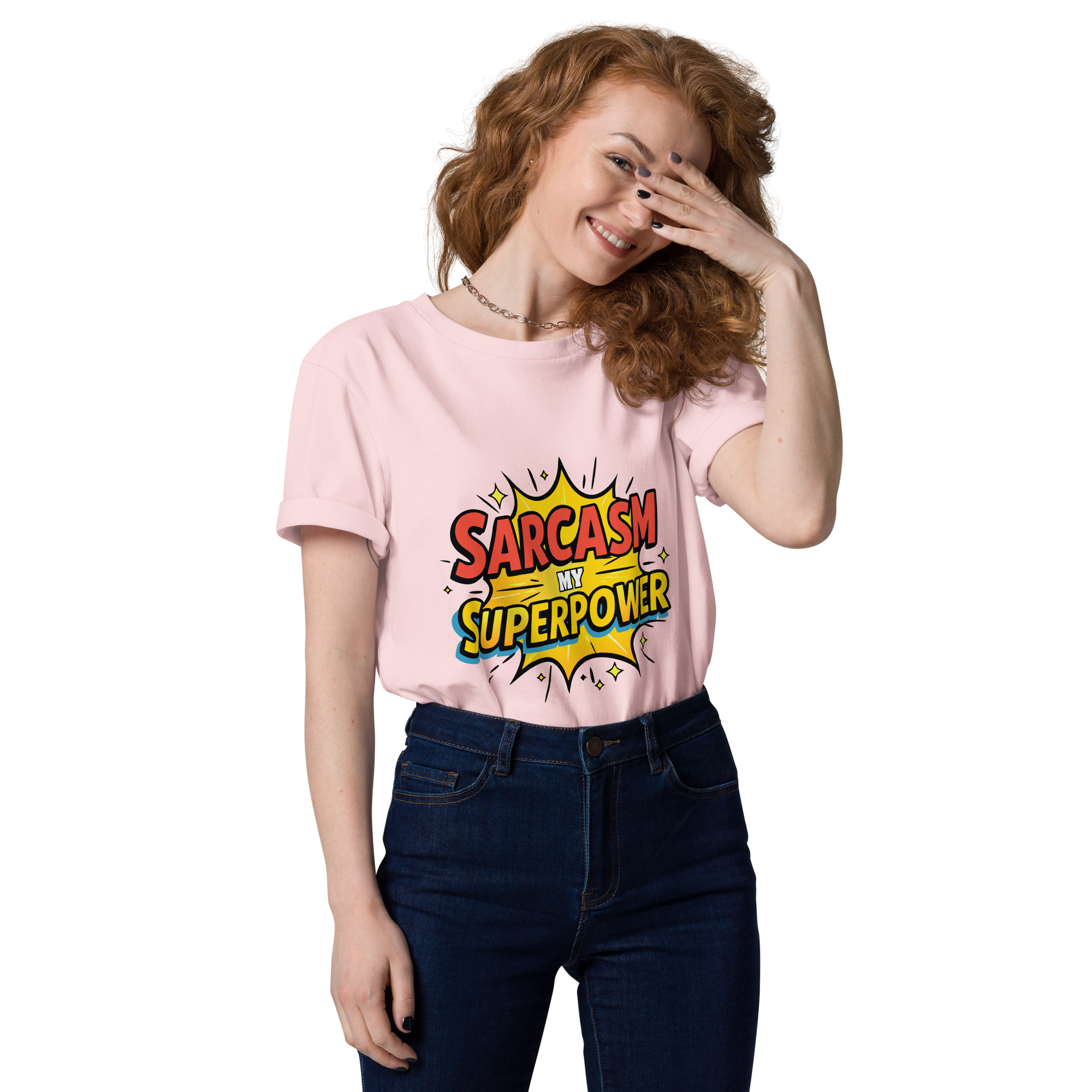 Sarcasm Unisex organic cotton t-shirt