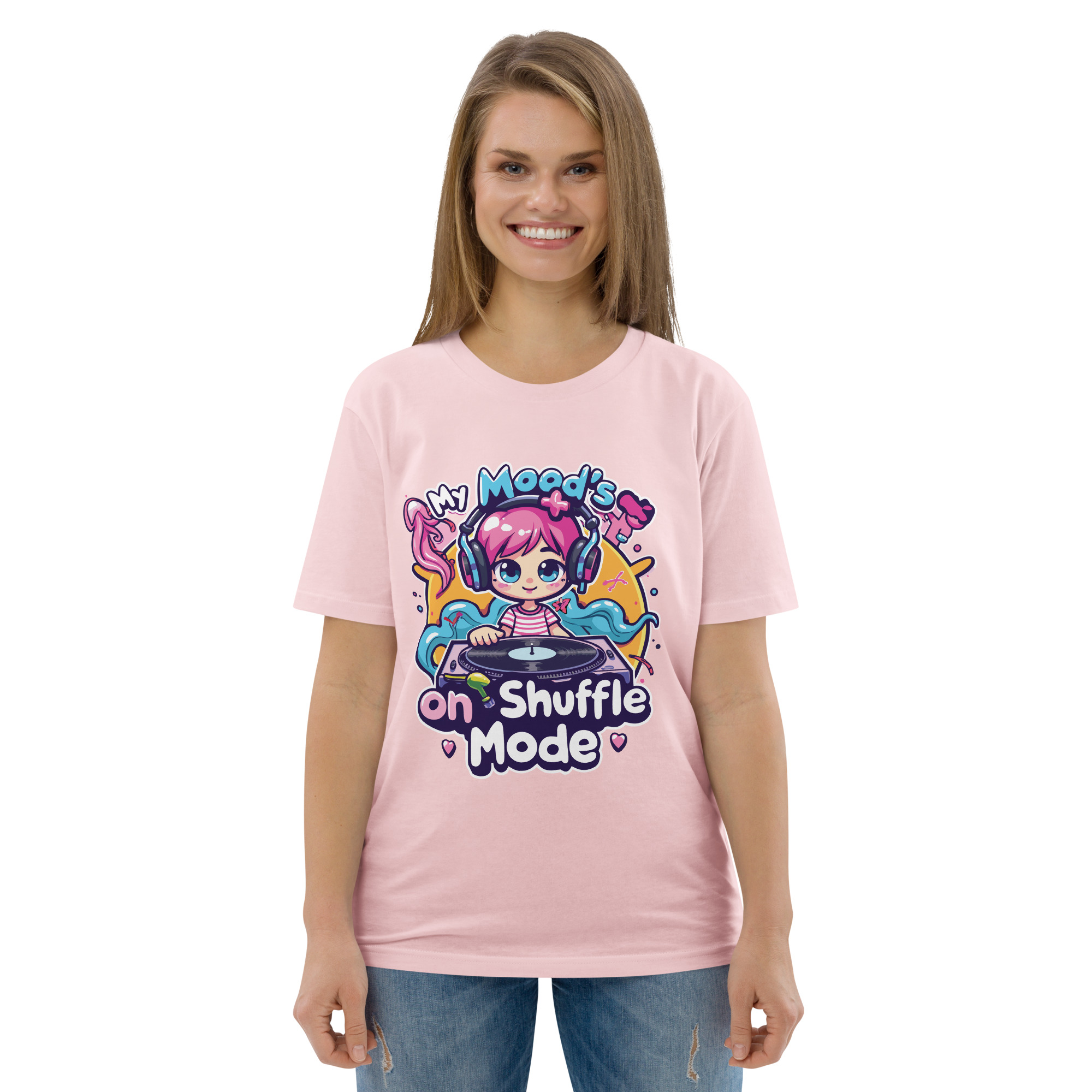 Mood Shuffle Unisex organic cotton t-shirt