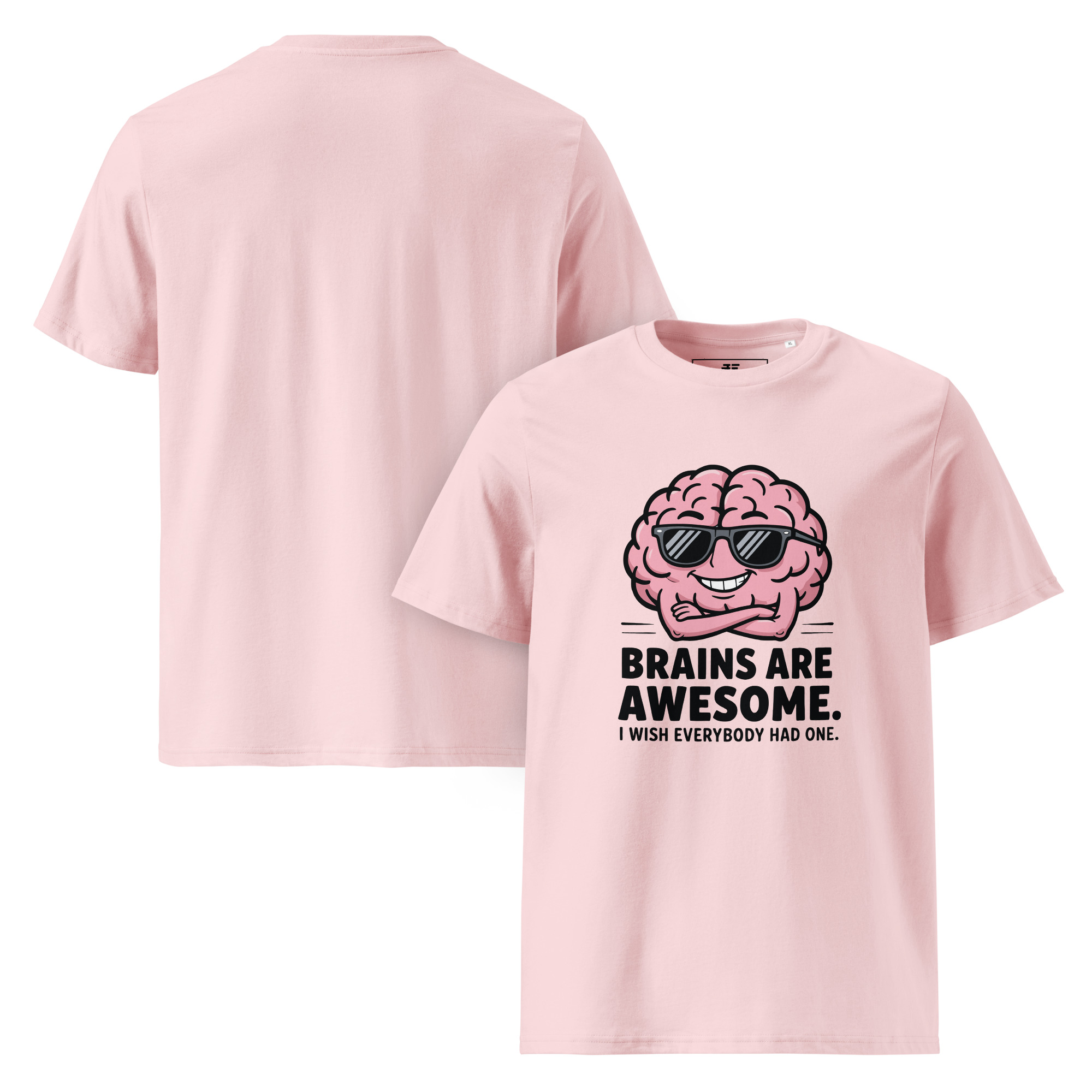 Awsome Brain Unisex organic cotton t-shirt