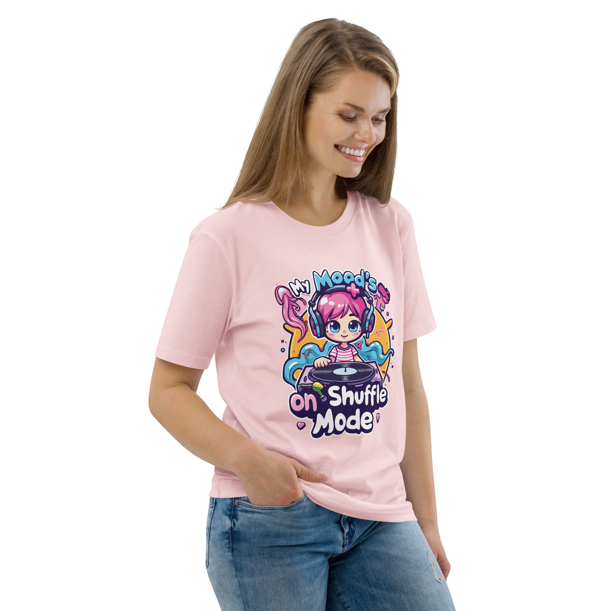 Mood Shuffle Unisex organic cotton t-shirt