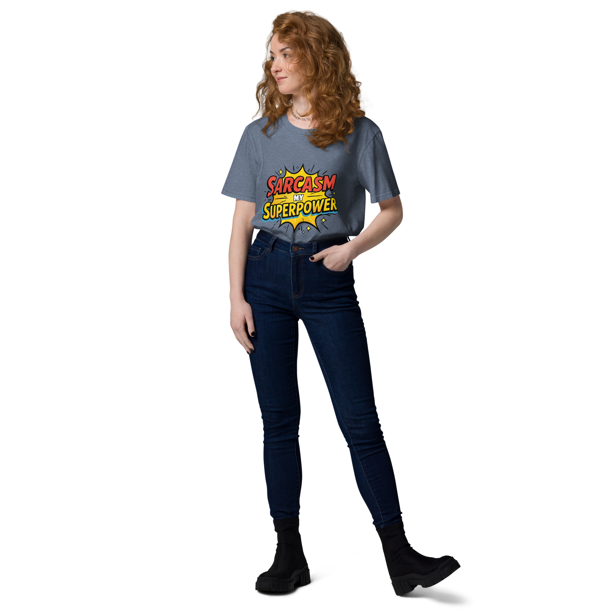Sarcasm Unisex organic cotton t-shirt