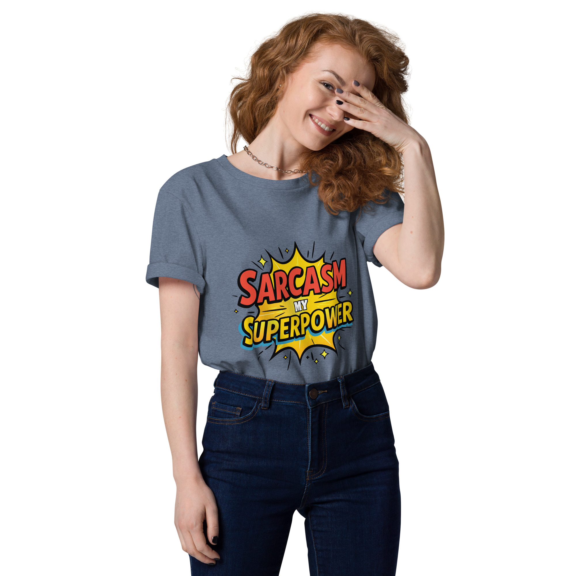 Sarcasm Unisex organic cotton t-shirt