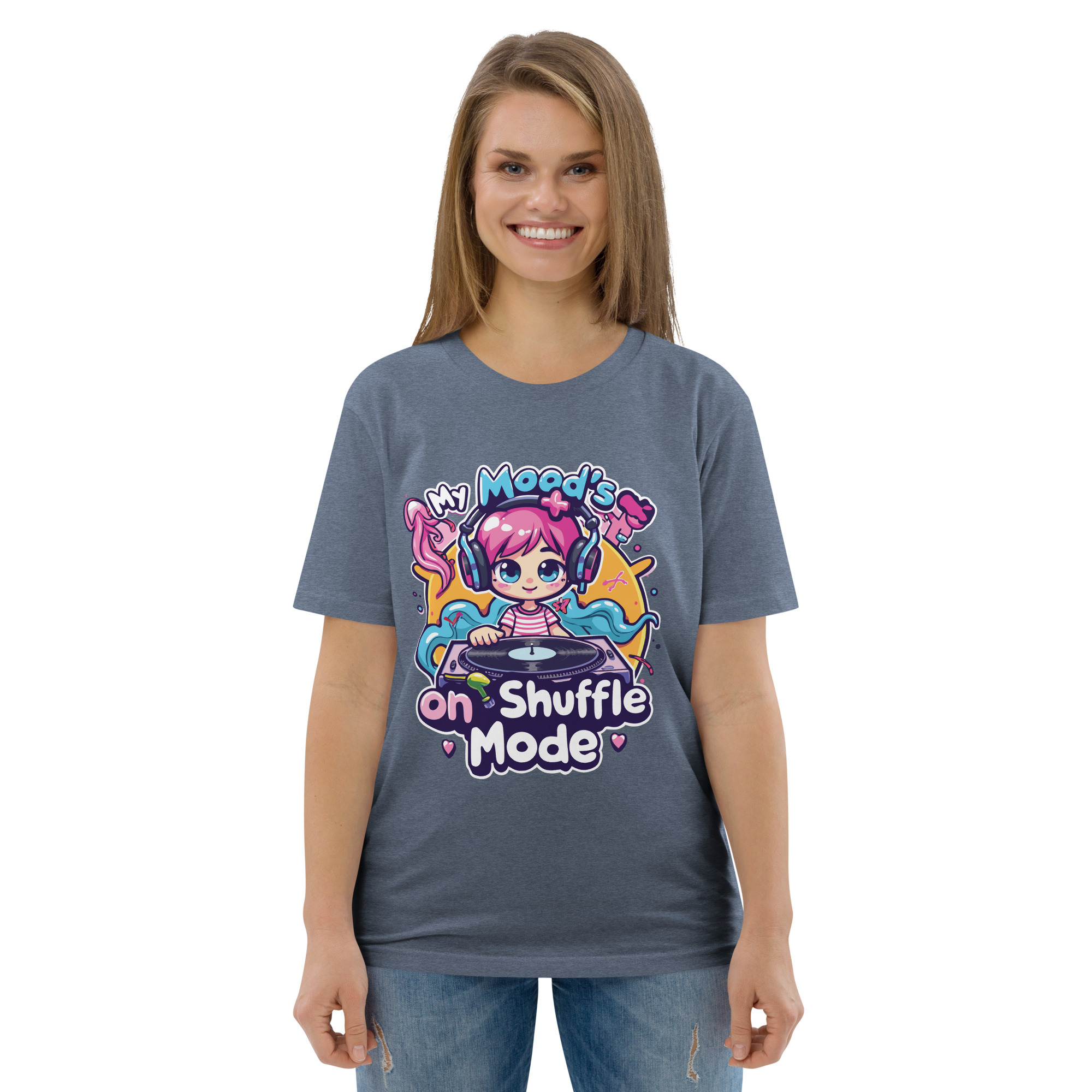 Mood Shuffle Unisex organic cotton t-shirt