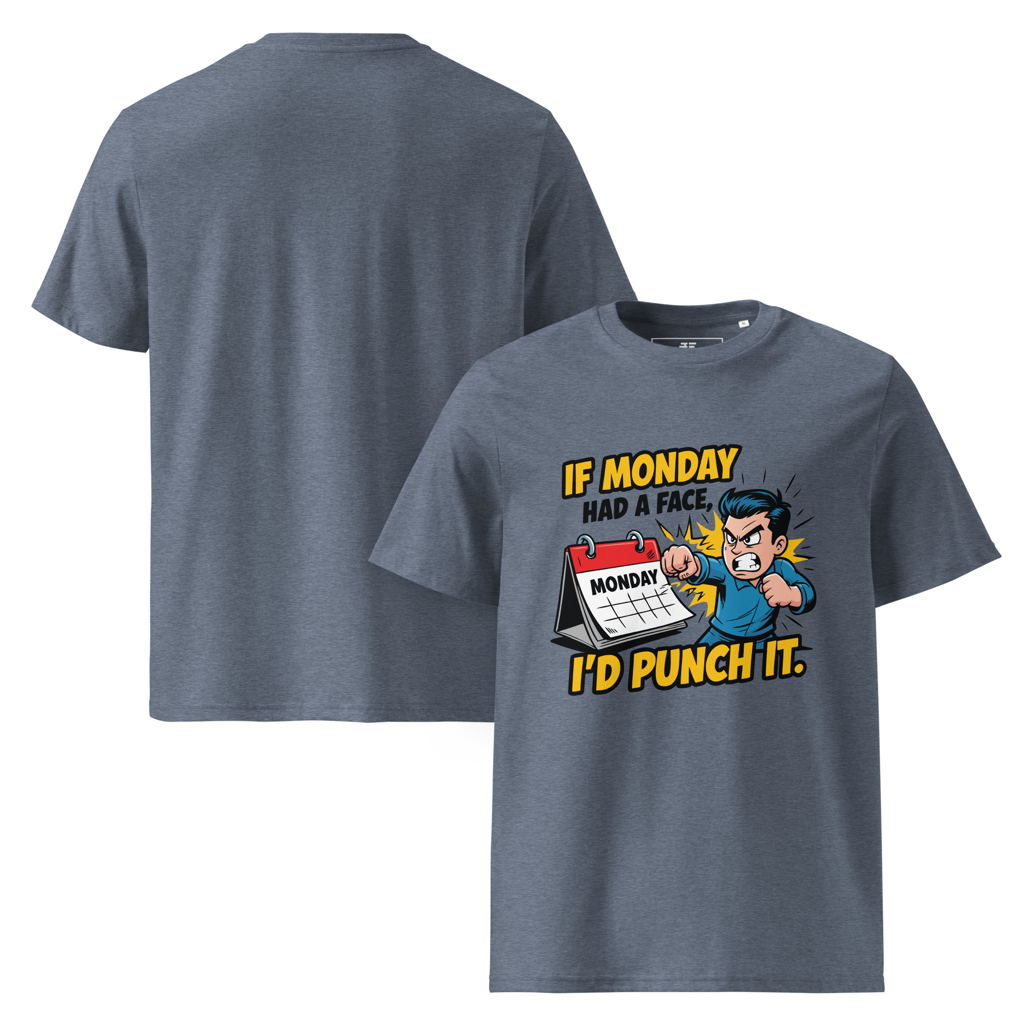 Hate Monday Unisex organic cotton t-shirt