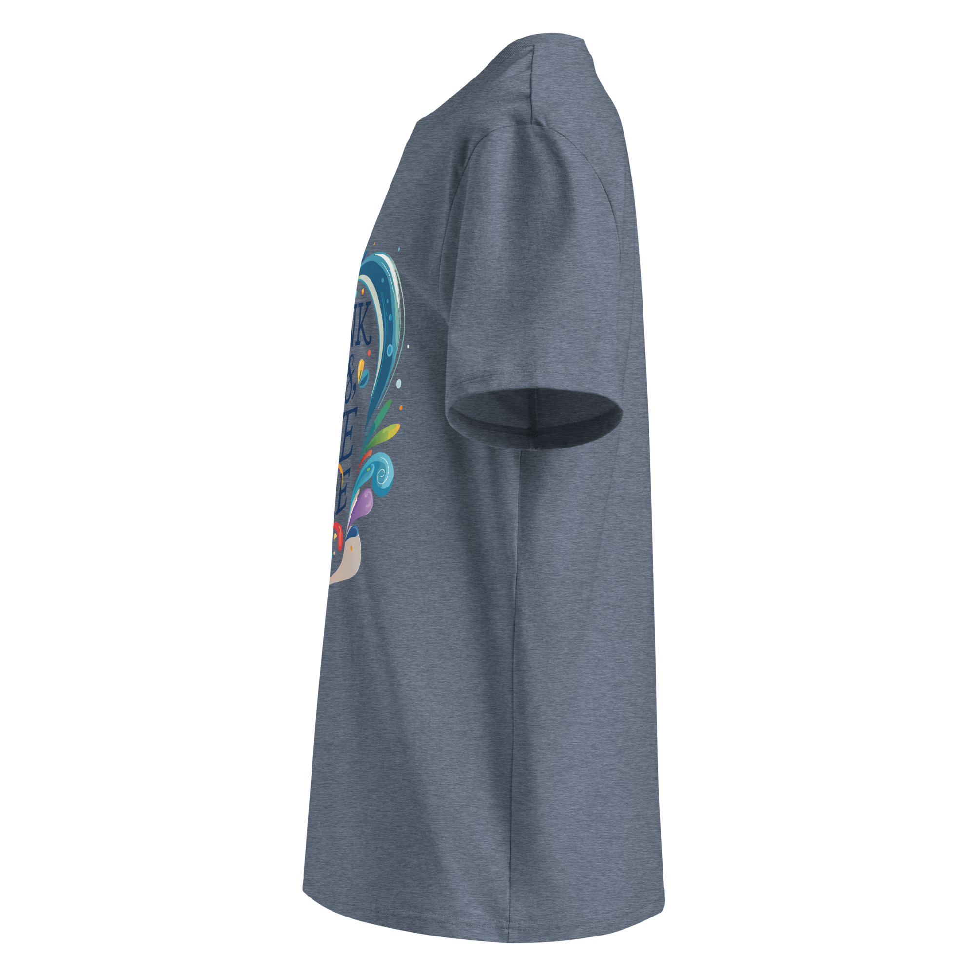 unisex-organic-cotton-t-shirt-dark-heather-blue-left-6871cfd8a008c.jpg Live More Unisex organic cotton t-shirt