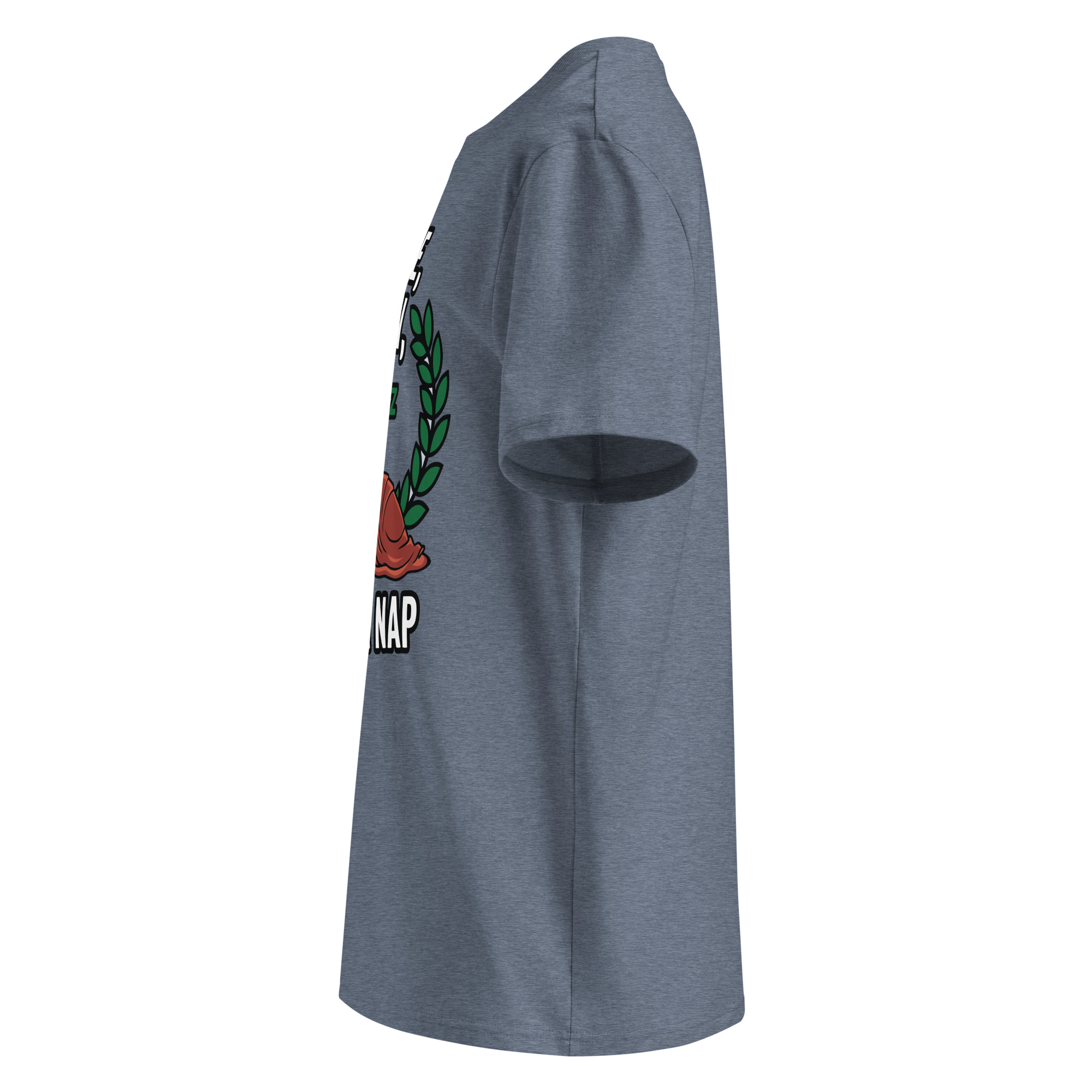 unisex-organic-cotton-t-shirt-dark-heather-blue-left-6871d71a6c94b.jpg Warrior Unisex organic cotton t-shirt