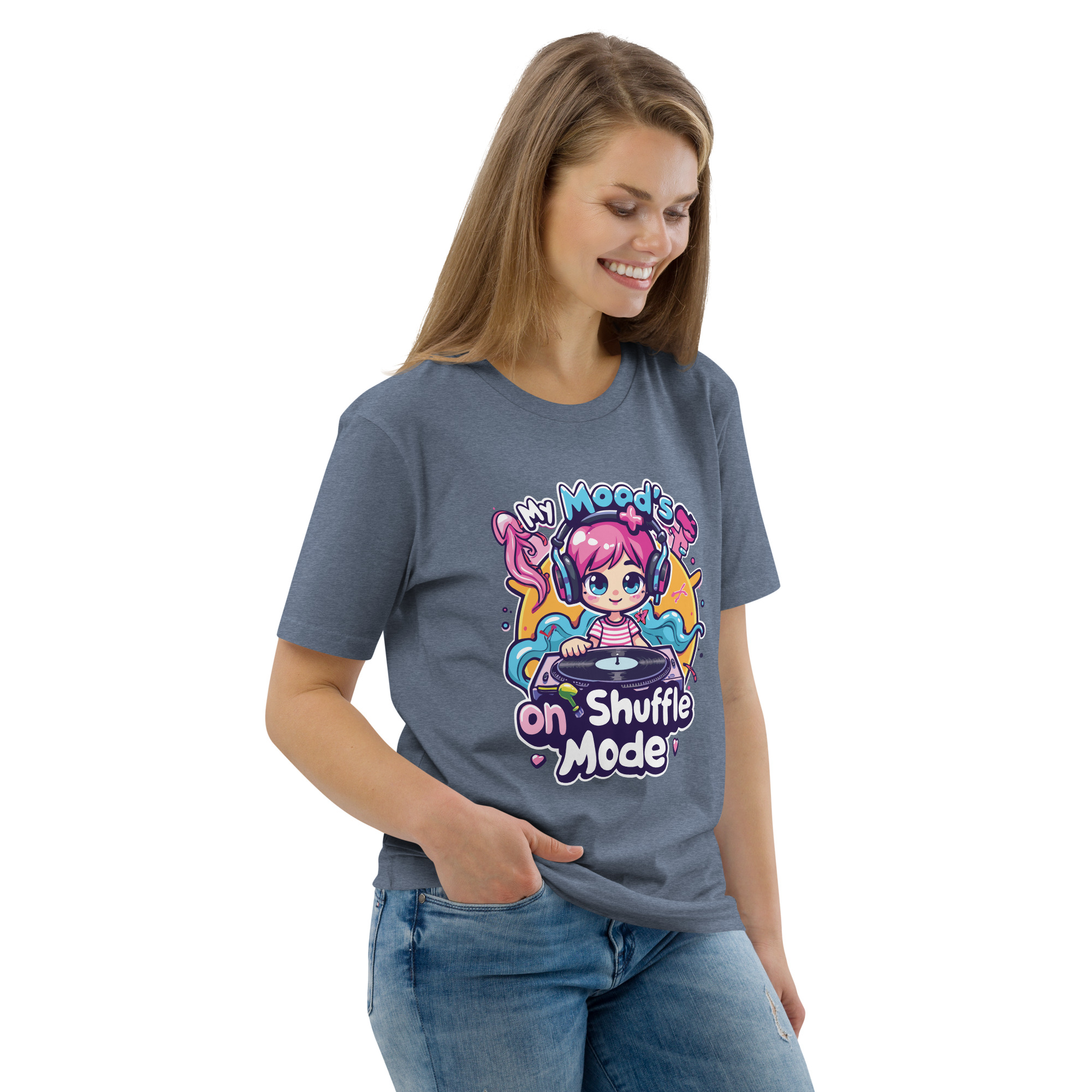 Mood Shuffle Unisex organic cotton t-shirt