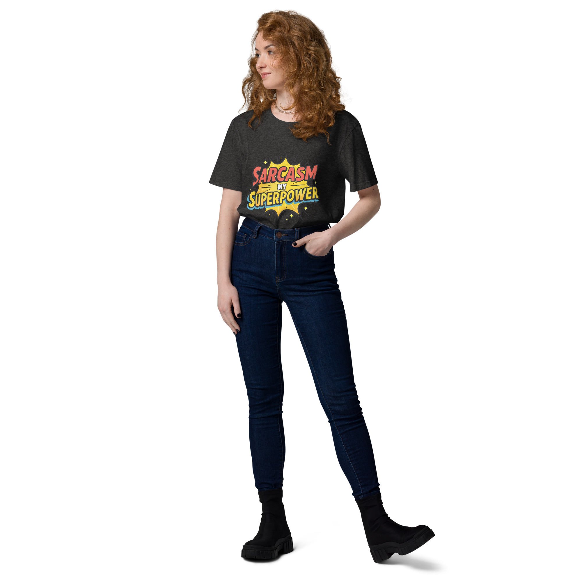 Sarcasm Unisex organic cotton t-shirt