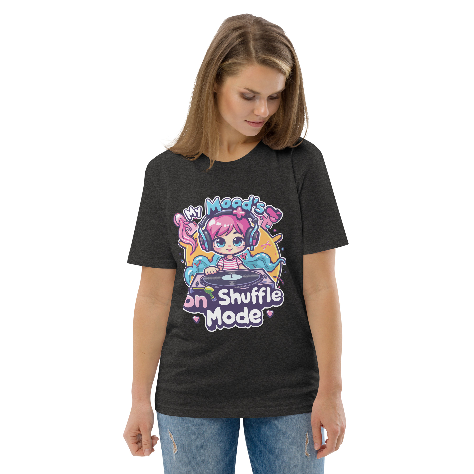 Mood Shuffle Unisex organic cotton t-shirt