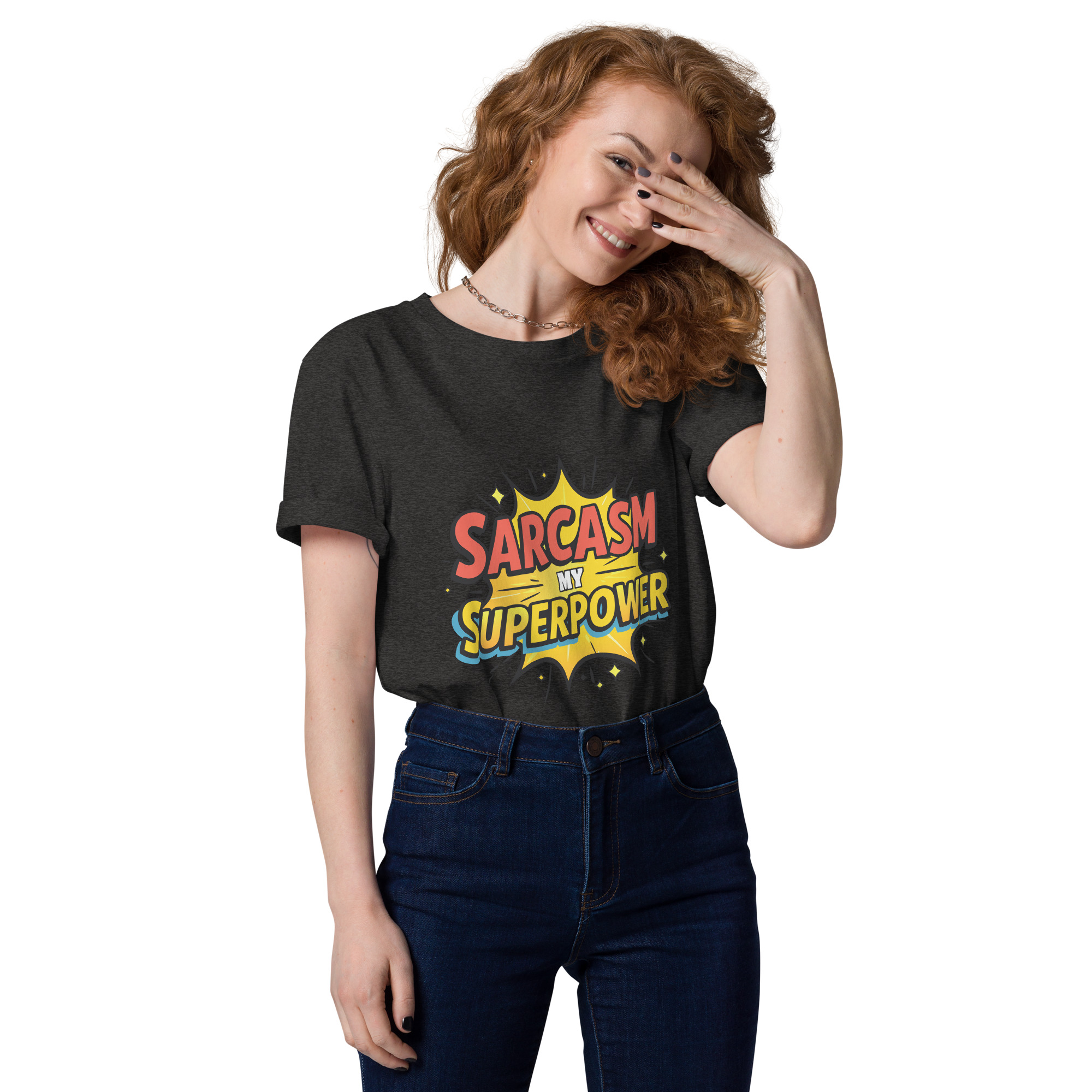 Sarcasm Unisex organic cotton t-shirt