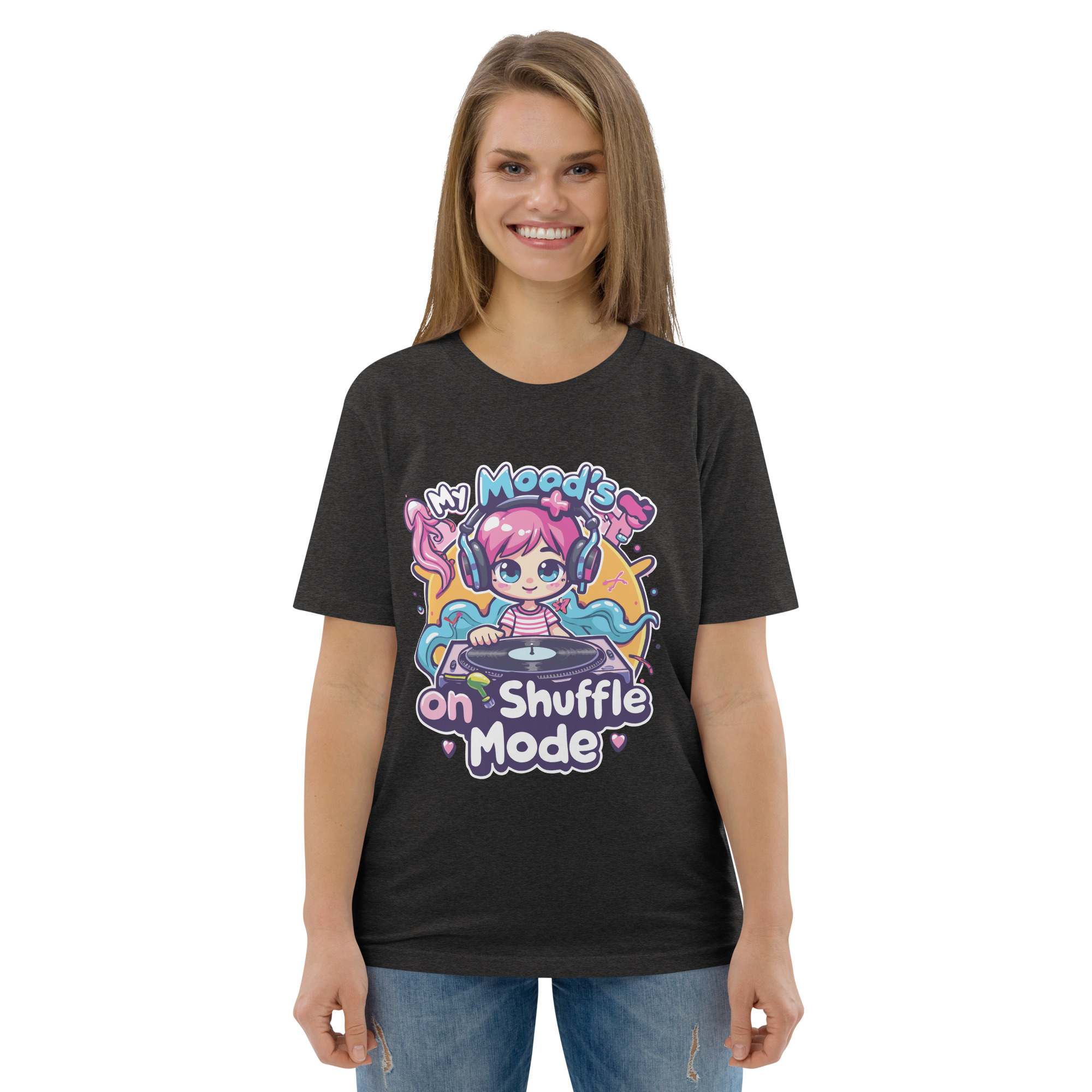 Mood Shuffle Unisex organic cotton t-shirt
