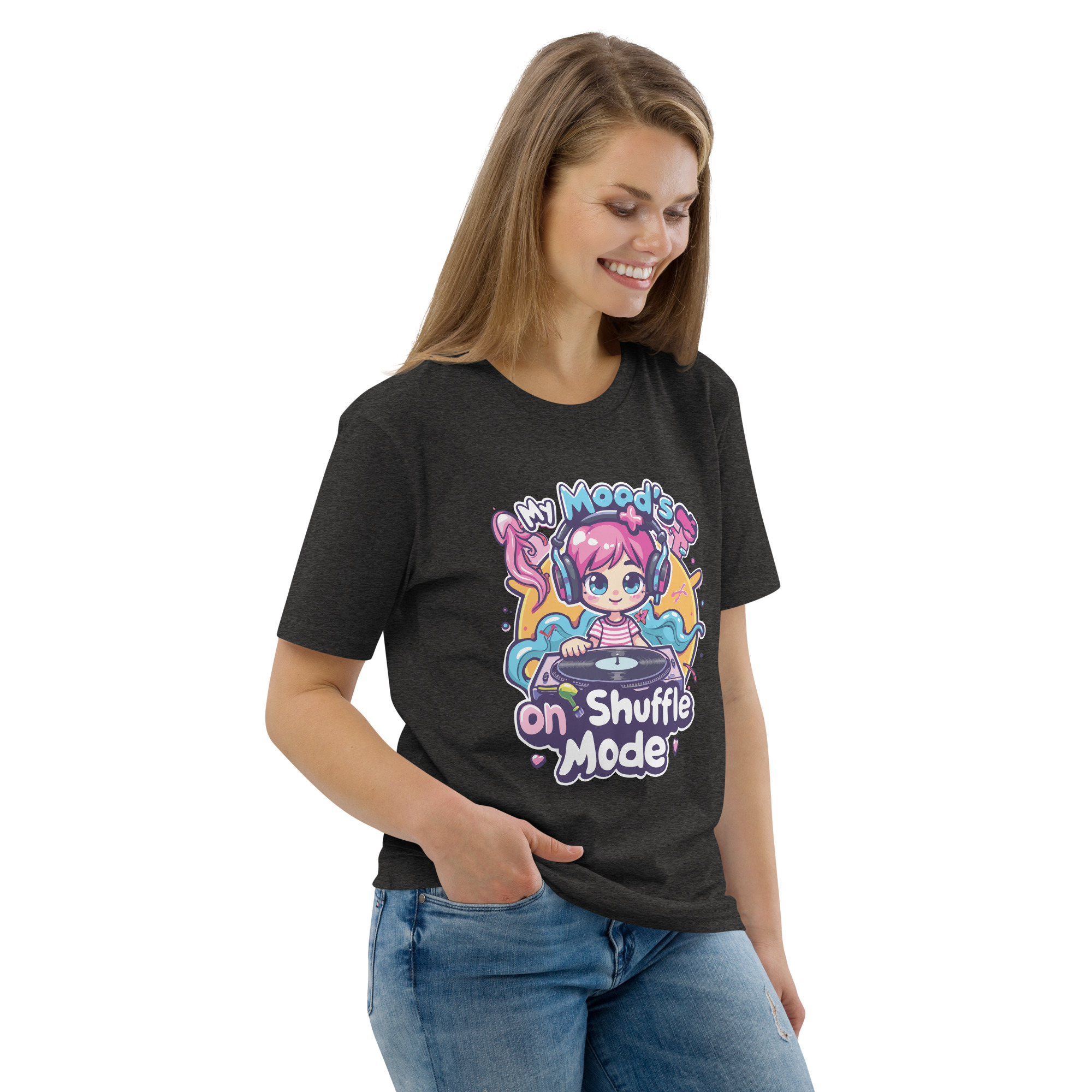 Mood Shuffle Unisex organic cotton t-shirt