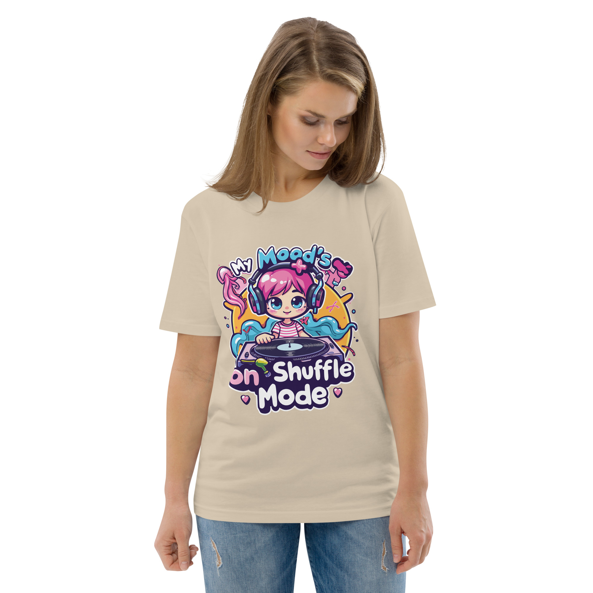Mood Shuffle Unisex organic cotton t-shirt