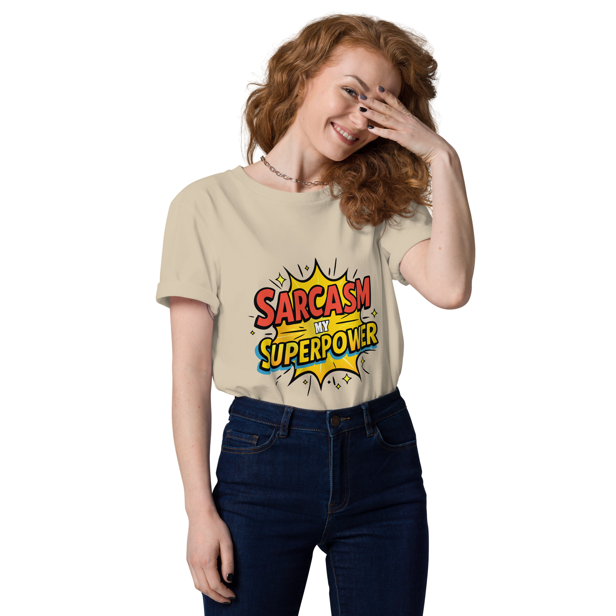 Sarcasm Unisex organic cotton t-shirt