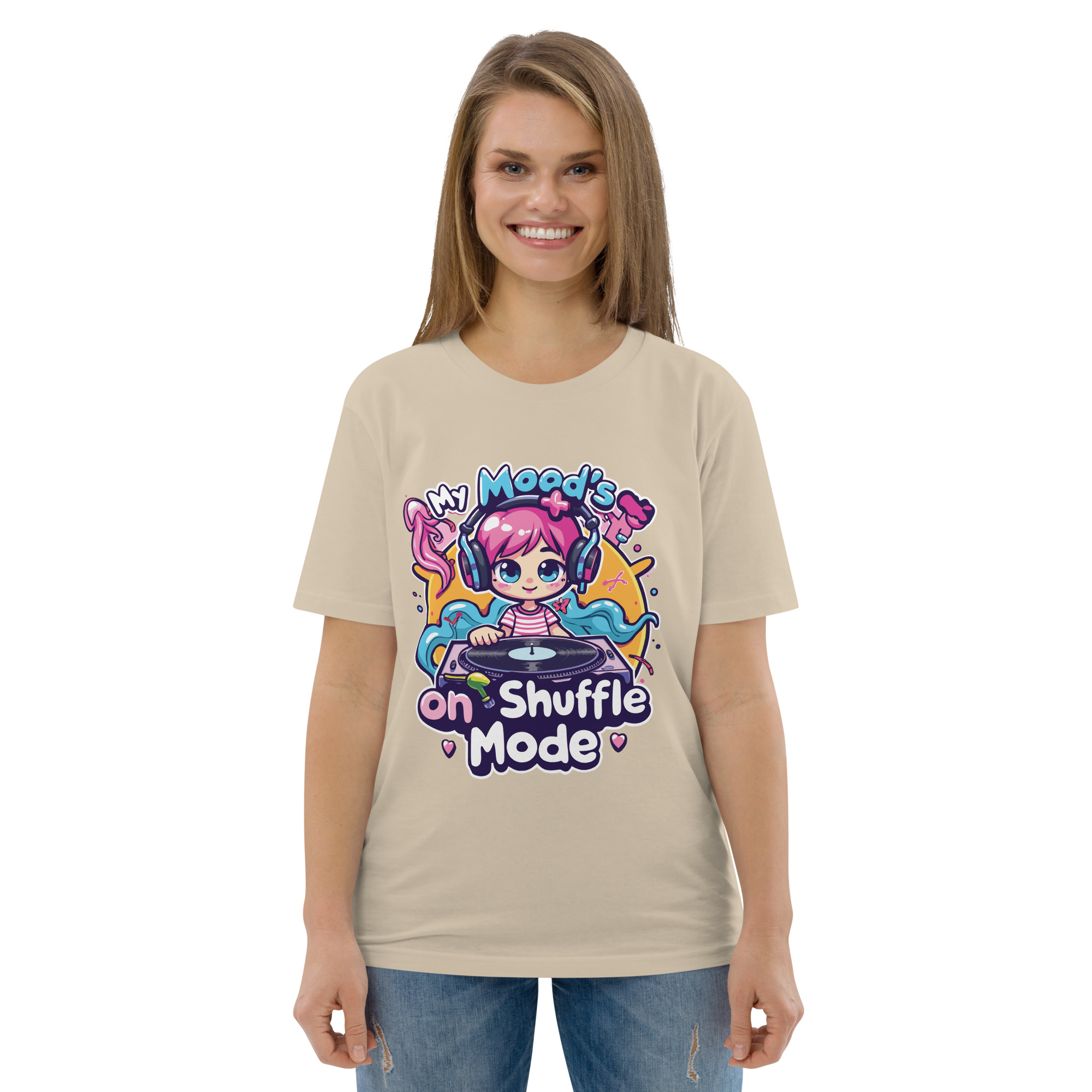 Mood Shuffle Unisex organic cotton t-shirt