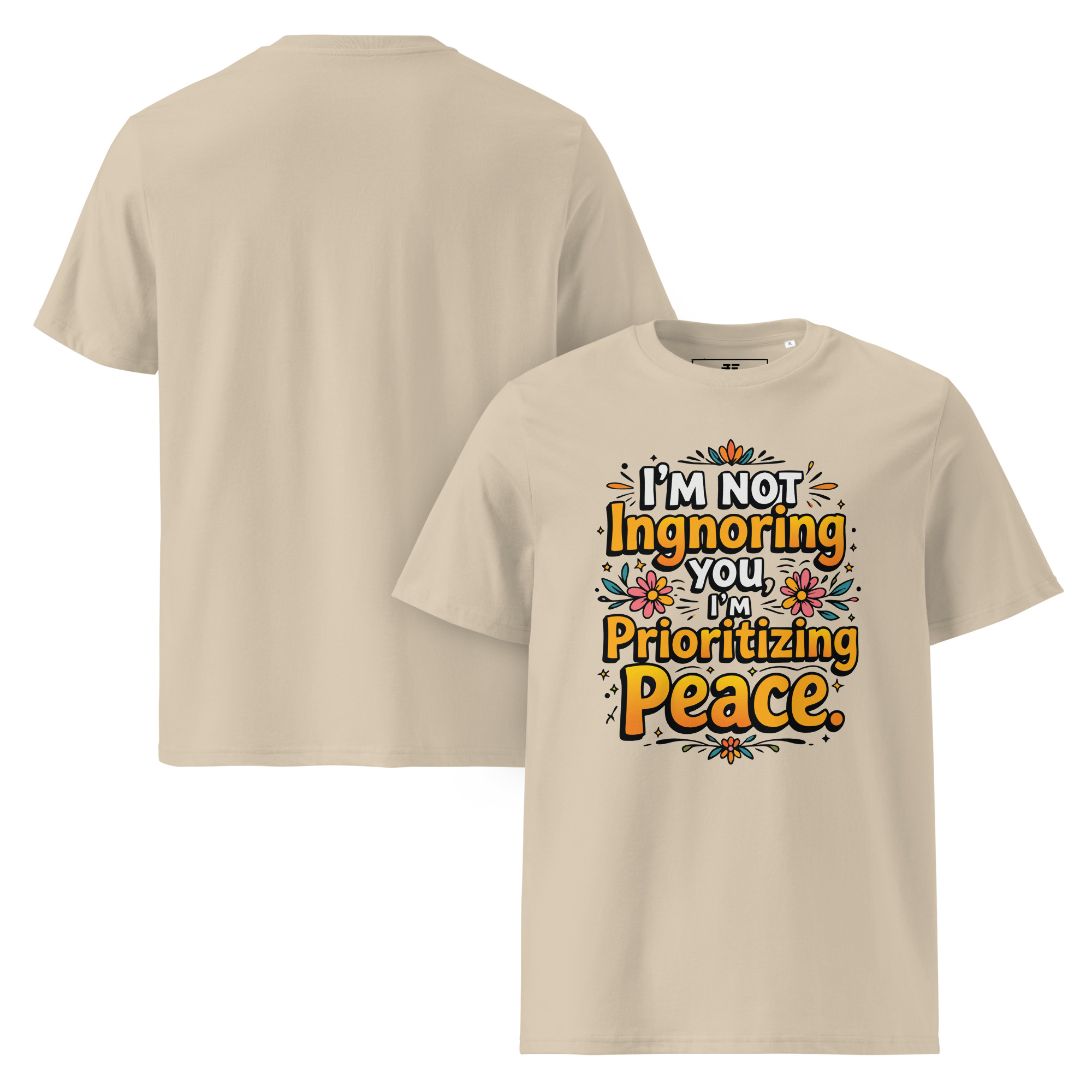 Priorities Unisex organic cotton t-shirt