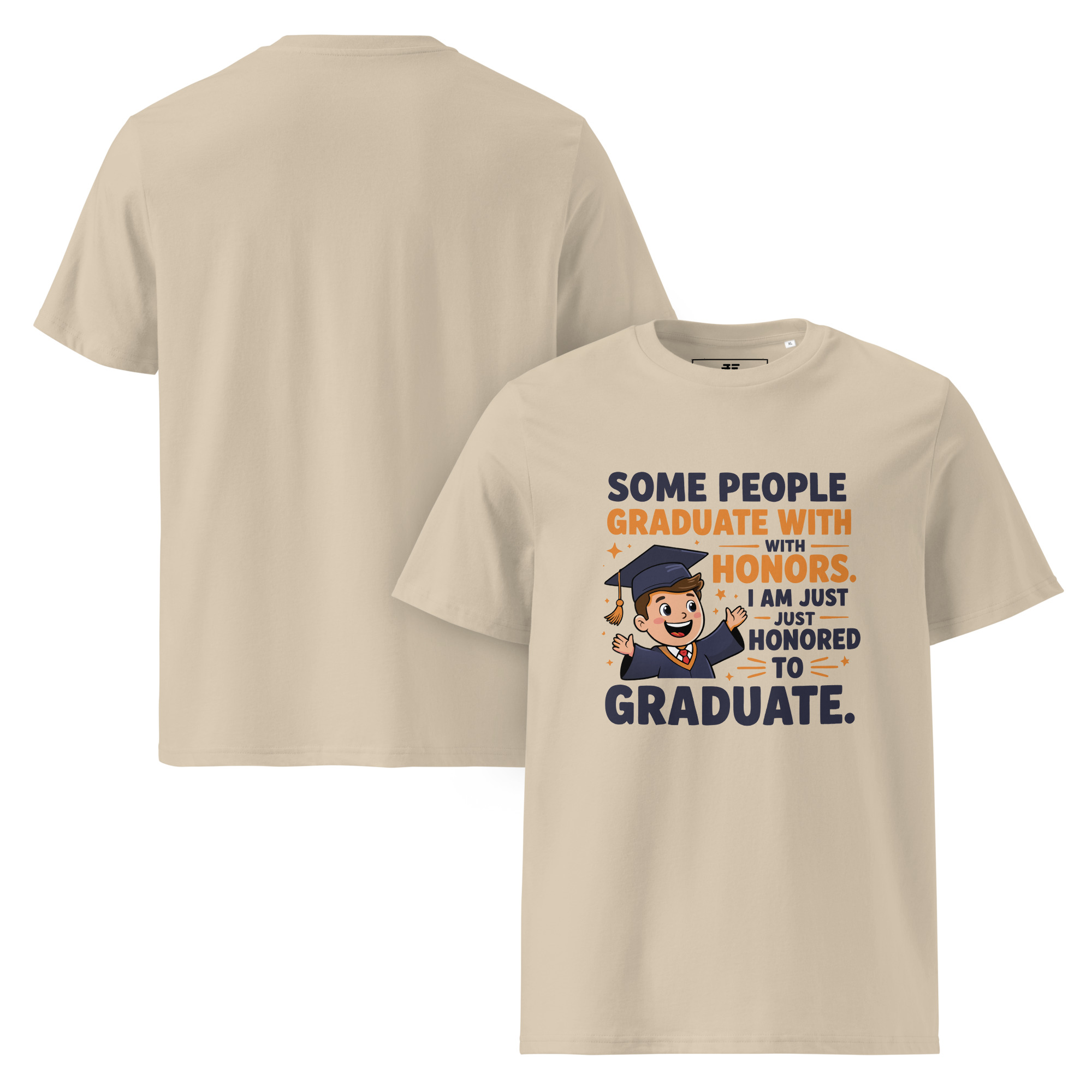 Graduated! Unisex organic cotton t-shirt