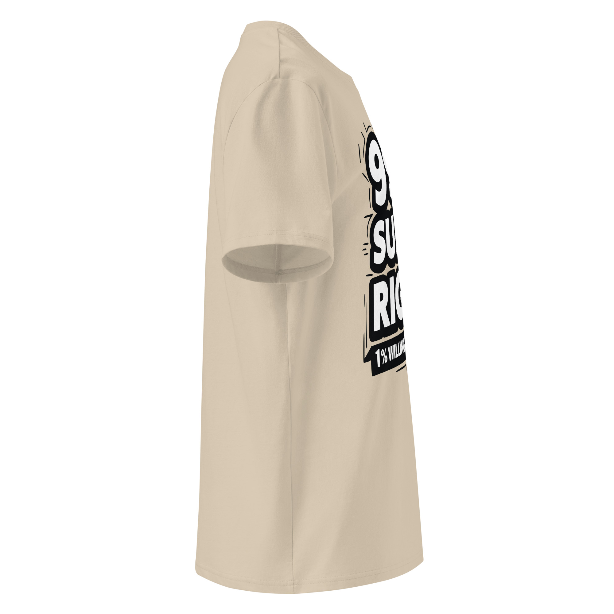 99% right Unisex organic cotton t-shirt