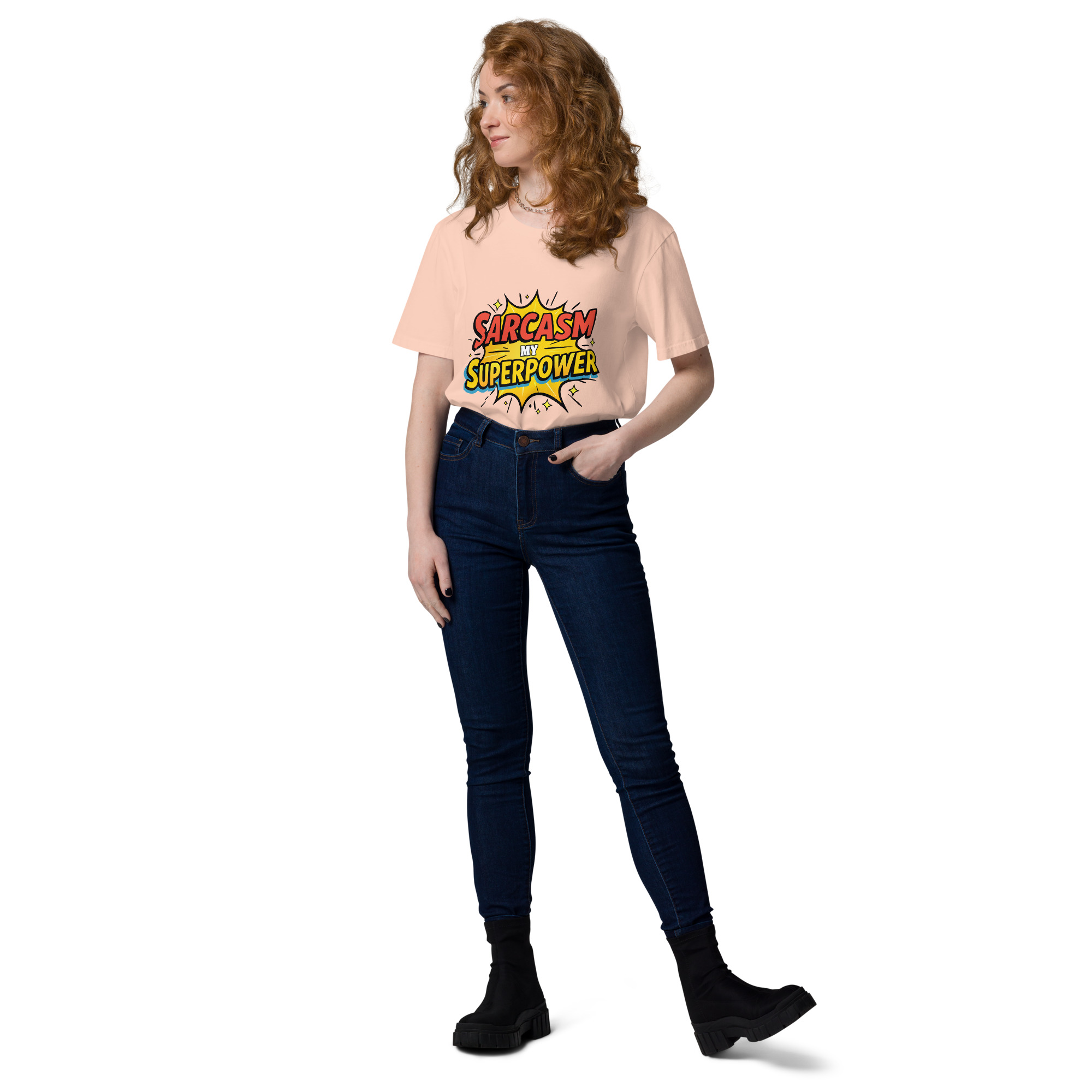 Sarcasm Unisex organic cotton t-shirt