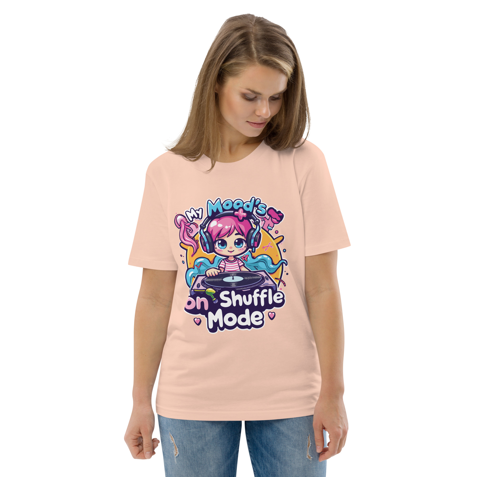 Mood Shuffle Unisex organic cotton t-shirt