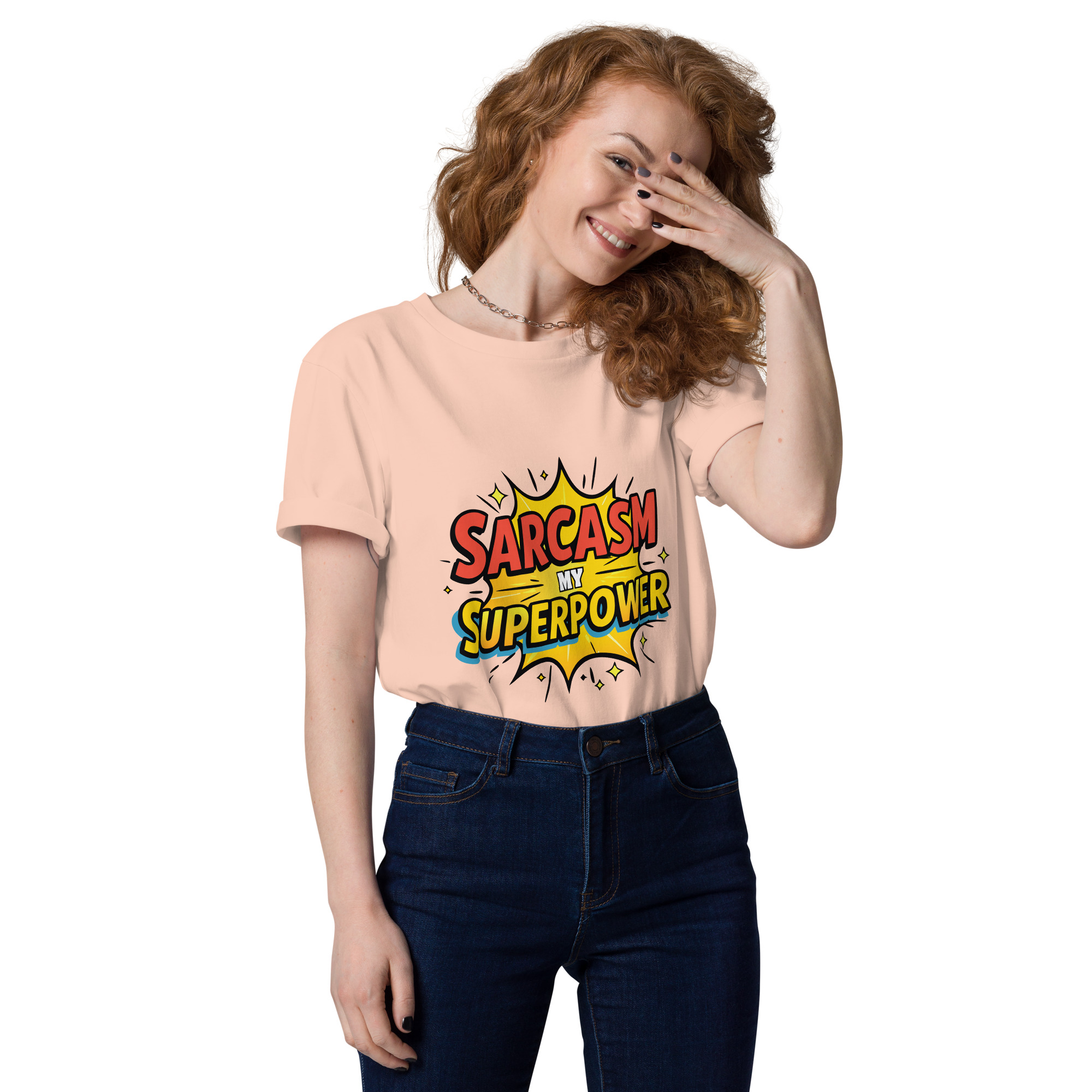 Sarcasm Unisex organic cotton t-shirt