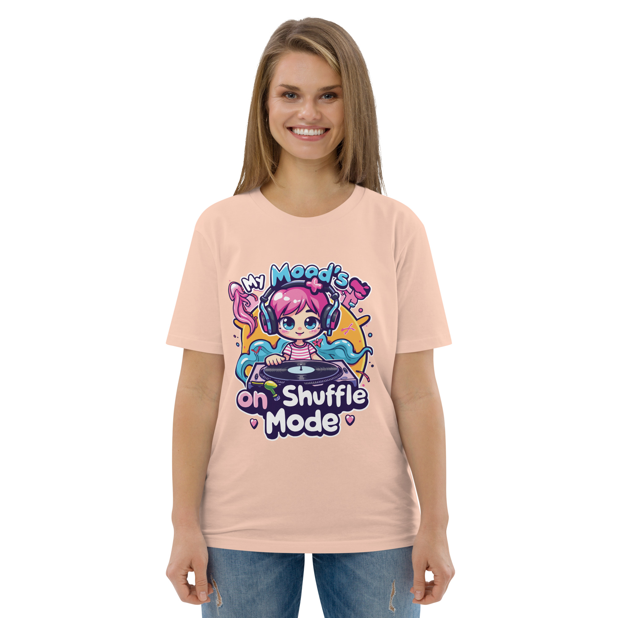 Mood Shuffle Unisex organic cotton t-shirt