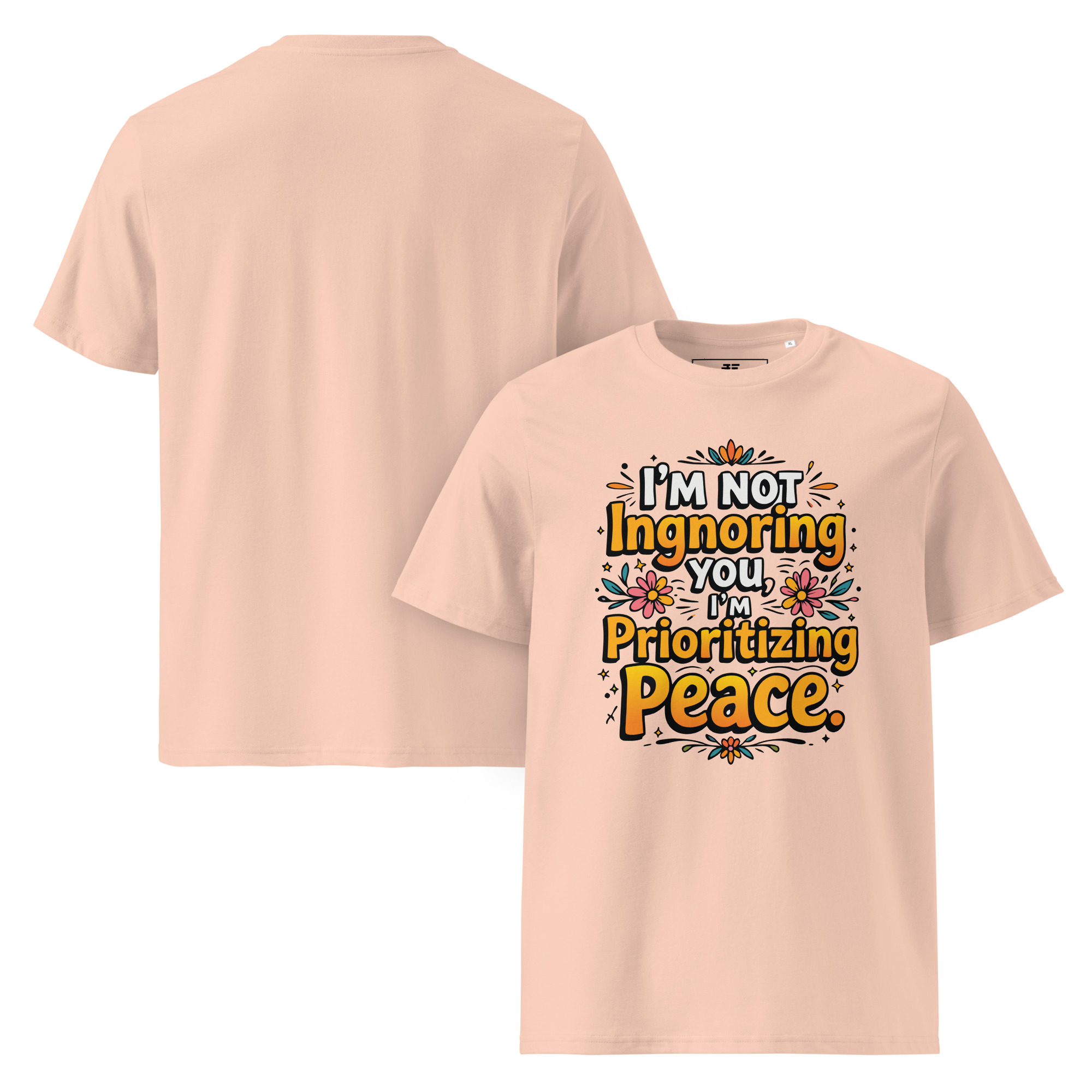 Priorities Unisex organic cotton t-shirt