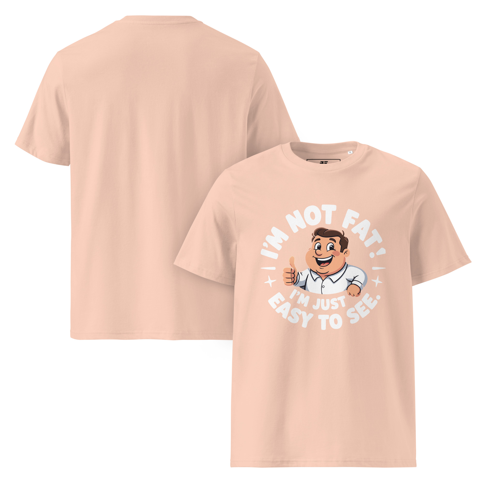 unisex-organic-cotton-t-shirt-fraiche-peche-front-and-back-6873735bcccfc.jpg Fitman Unisex organic cotton t-shirt