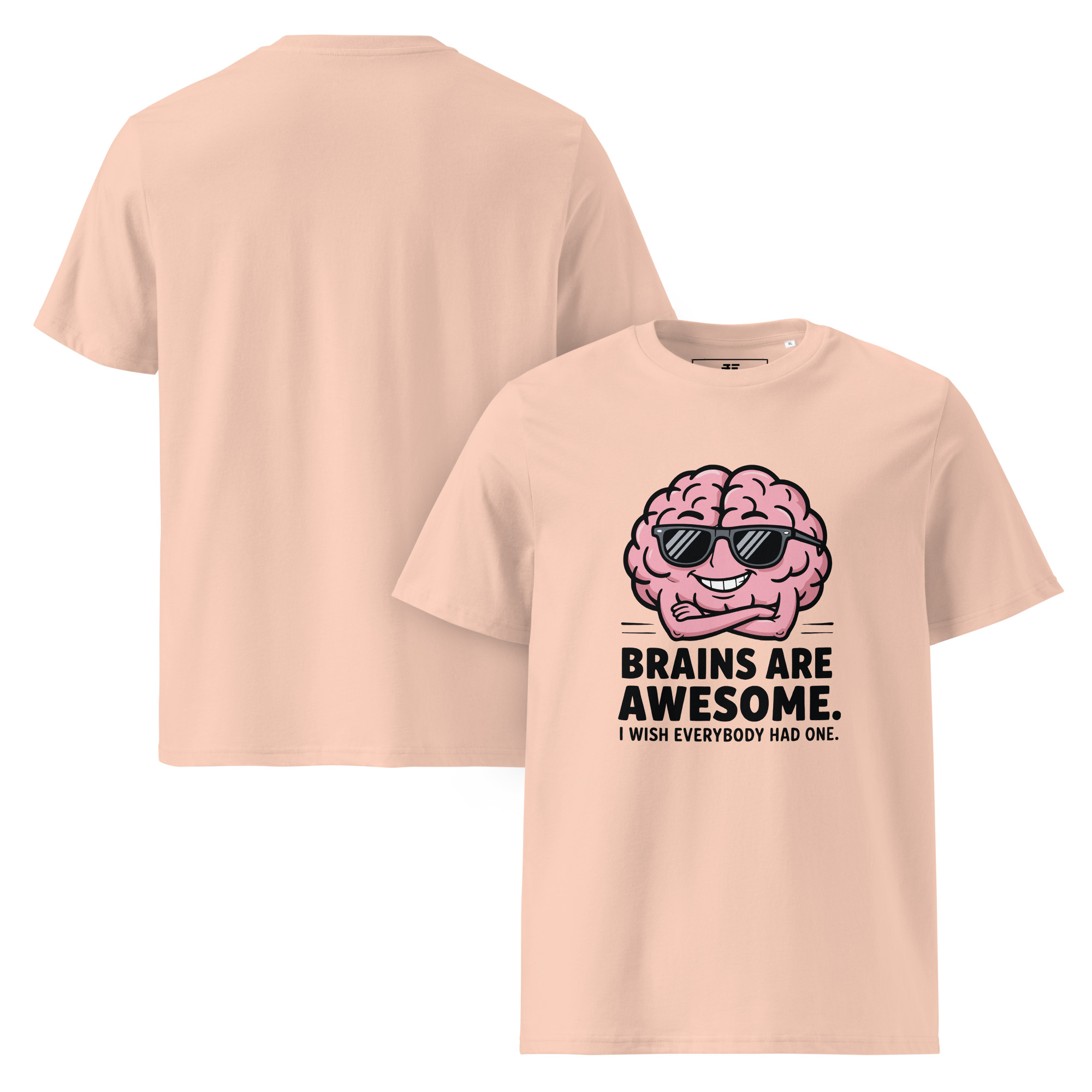 Awsome Brain Unisex organic cotton t-shirt