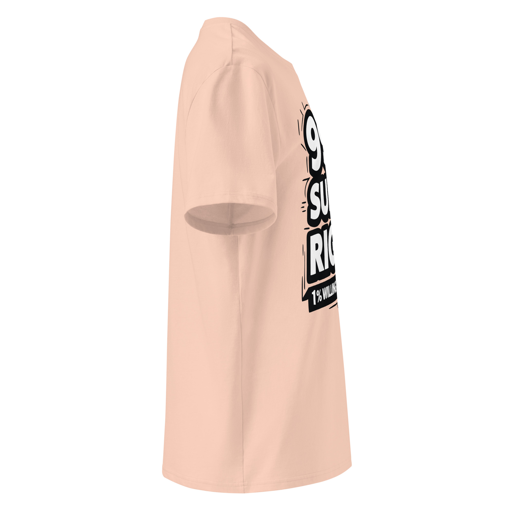 99% right Unisex organic cotton t-shirt