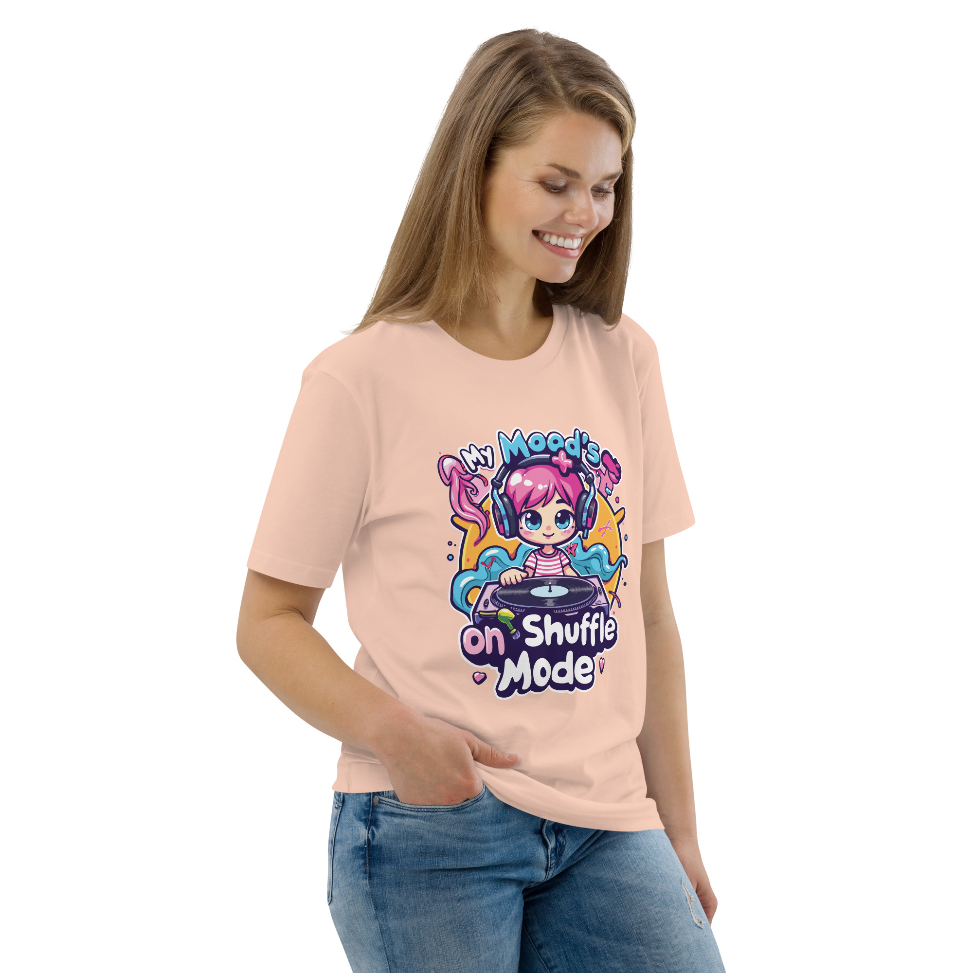 Mood Shuffle Unisex organic cotton t-shirt