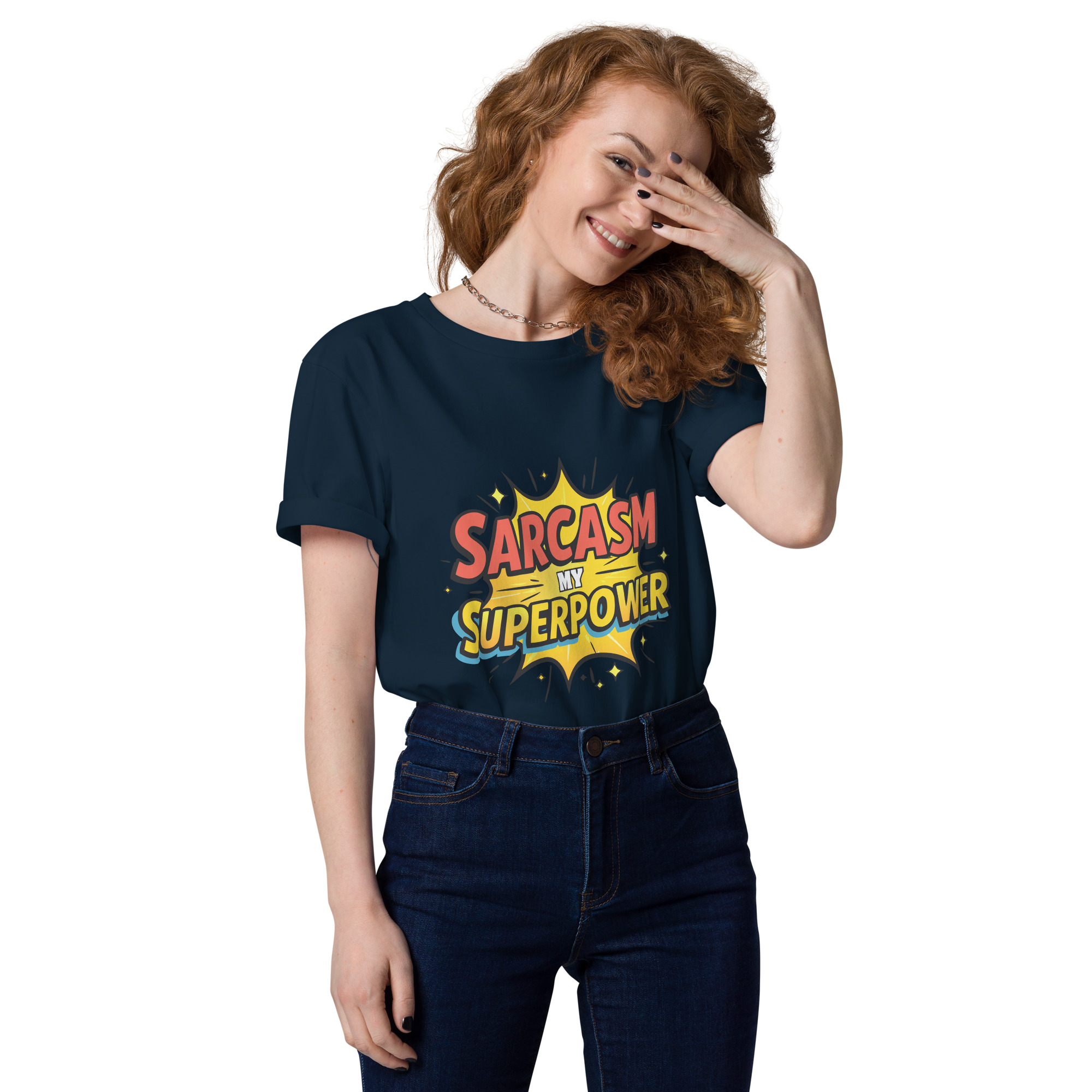 Sarcasm Unisex organic cotton t-shirt