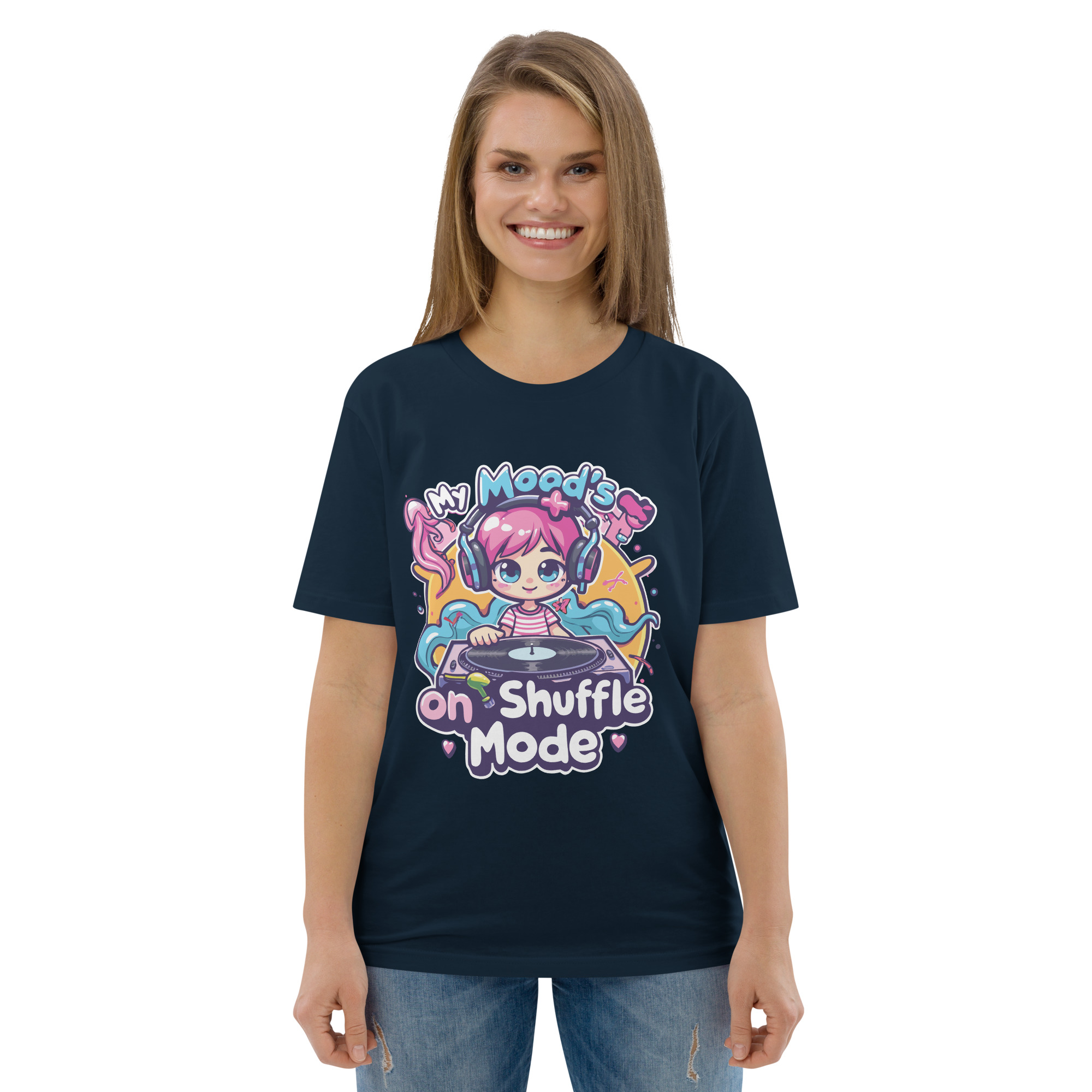 Mood Shuffle Unisex organic cotton t-shirt