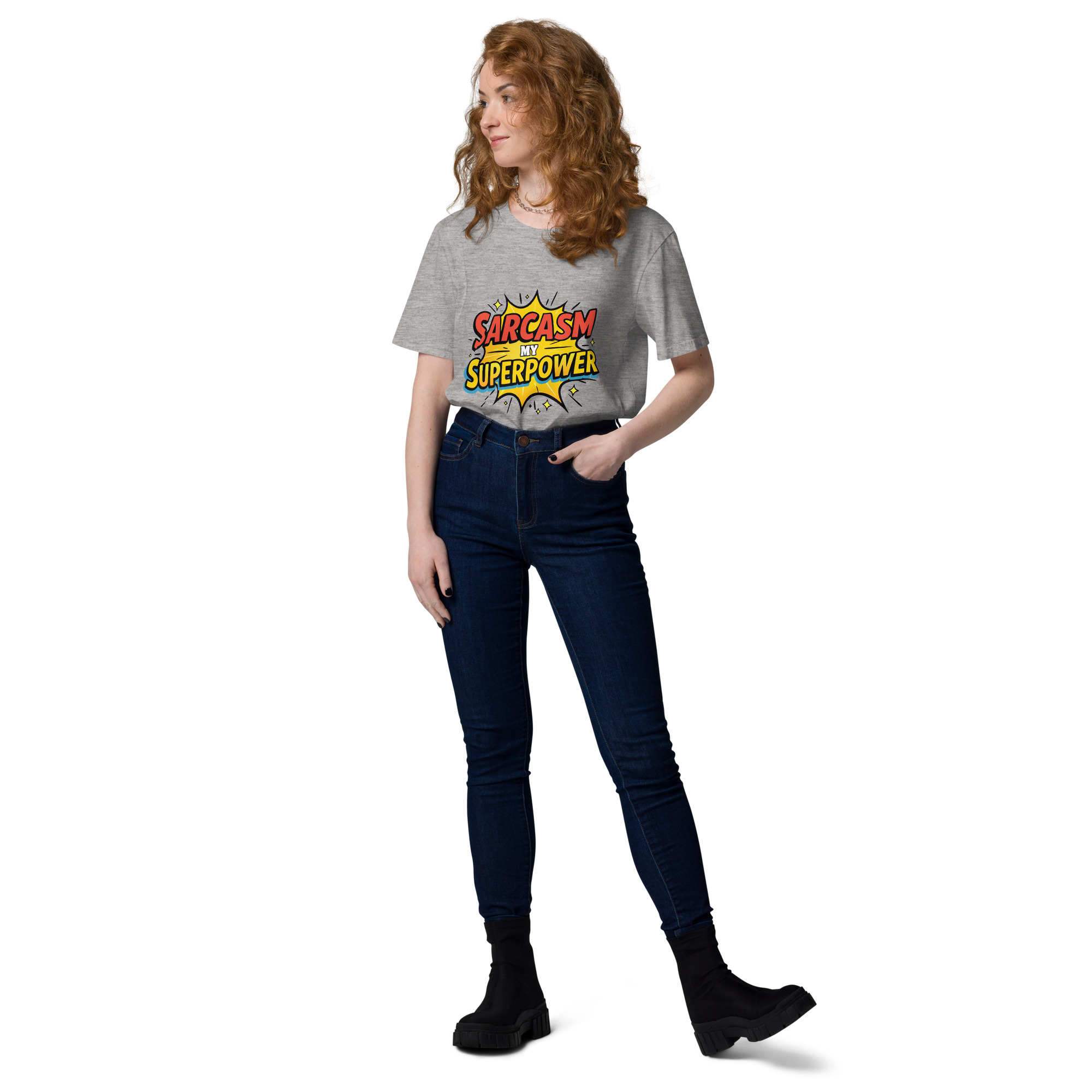 Sarcasm Unisex organic cotton t-shirt