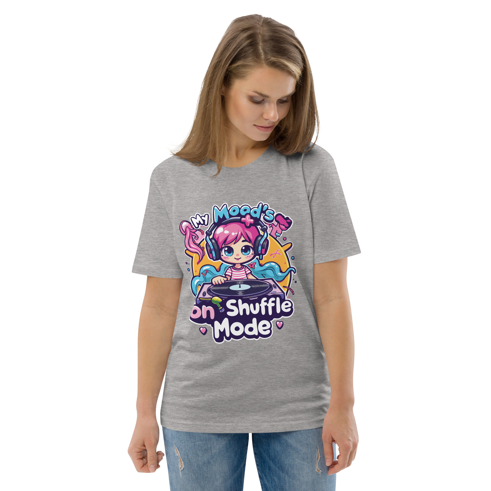 Mood Shuffle Unisex organic cotton t-shirt