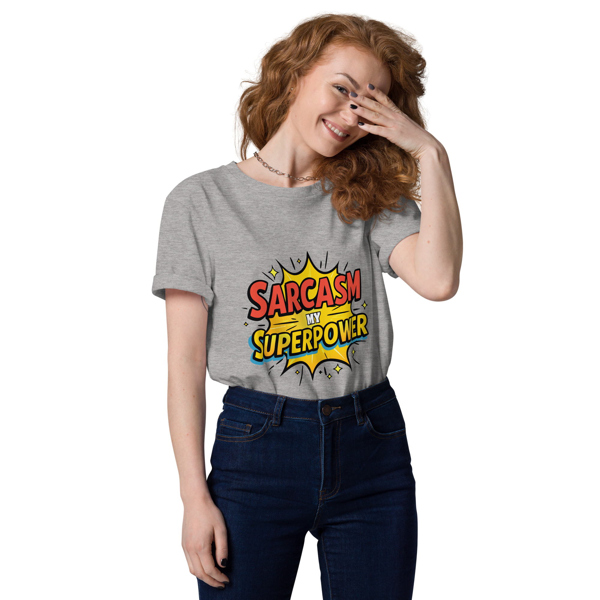 Sarcasm Unisex organic cotton t-shirt