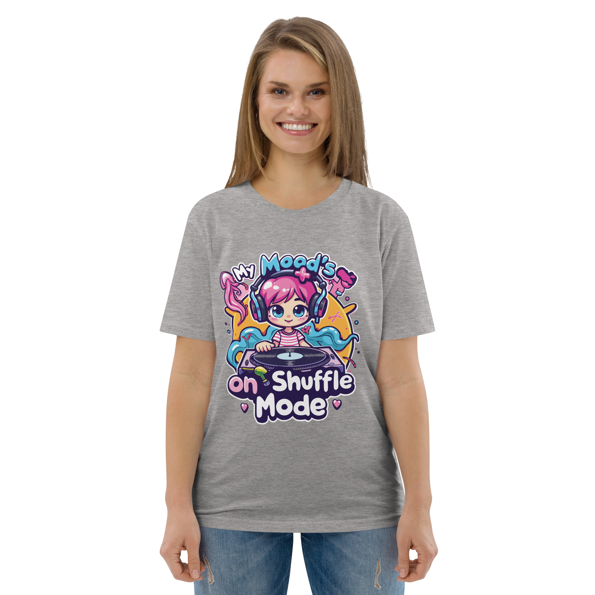 Mood Shuffle Unisex organic cotton t-shirt