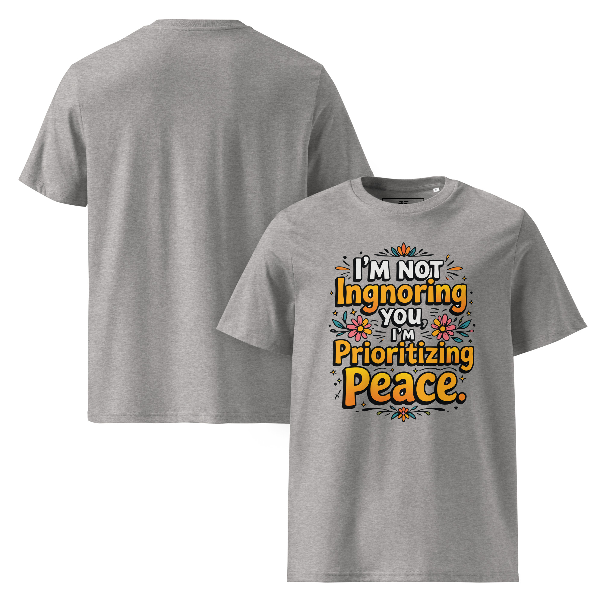 Priorities Unisex organic cotton t-shirt