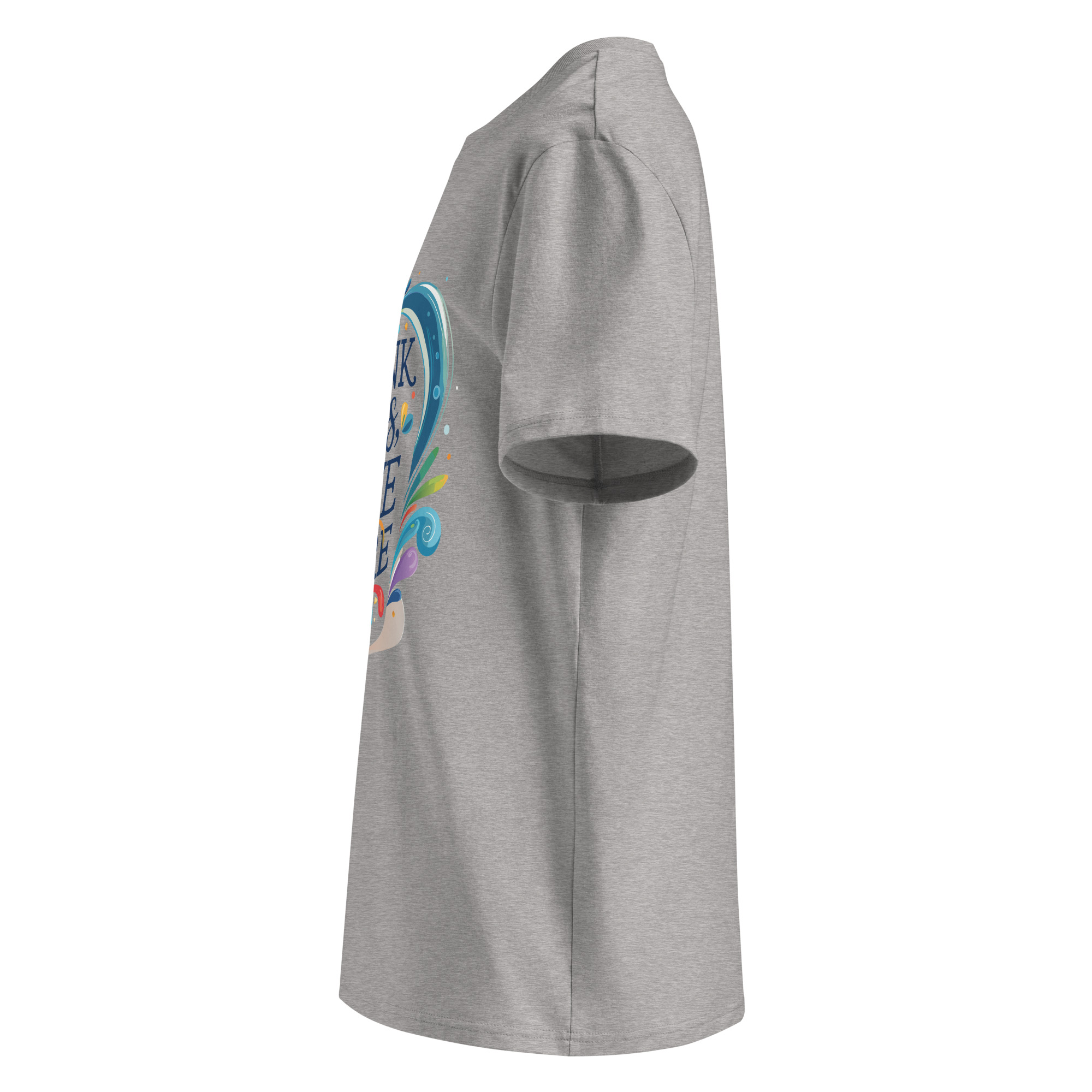 unisex-organic-cotton-t-shirt-heather-grey-left-6871cfd8b2a96.jpg Live More Unisex organic cotton t-shirt