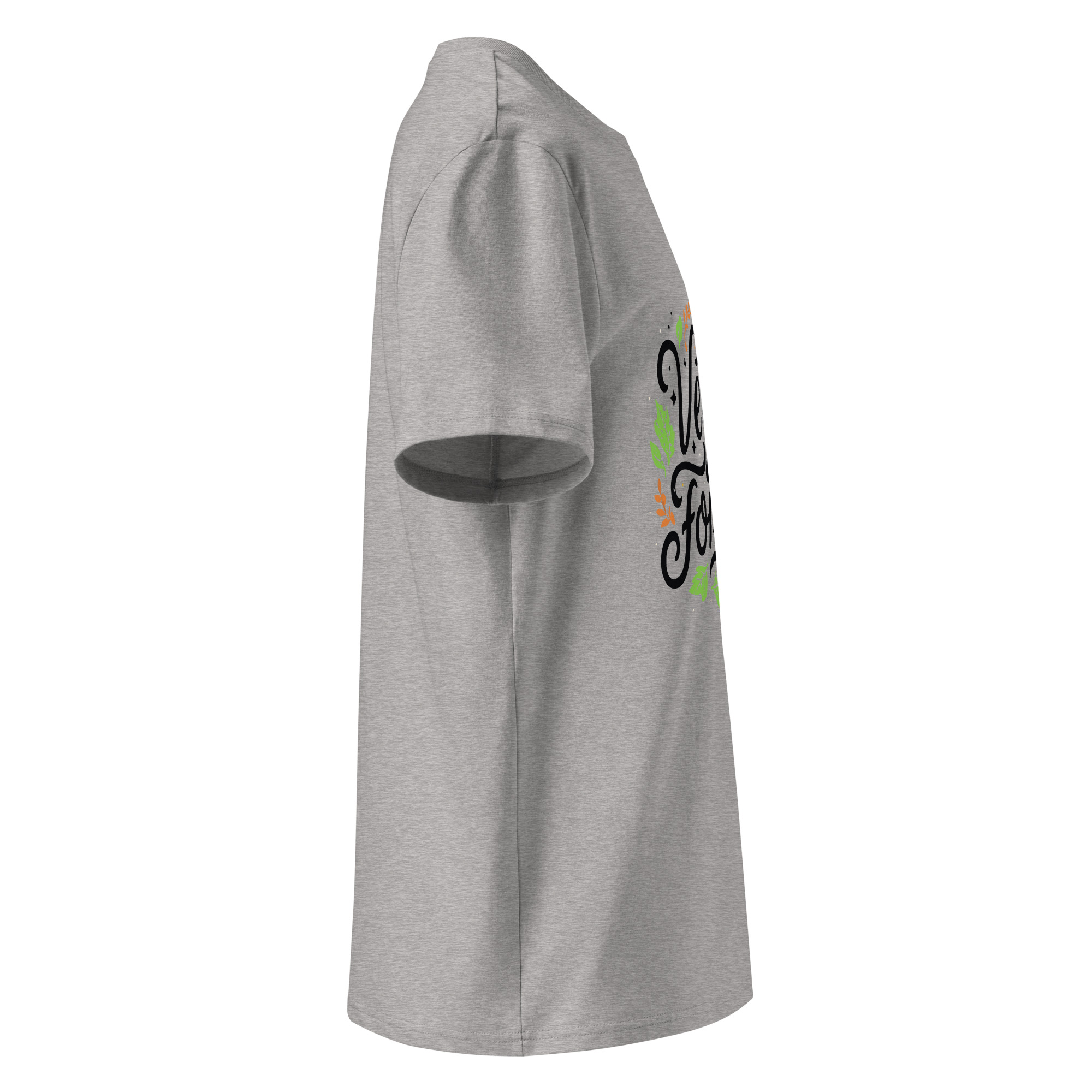 unisex-organic-cotton-t-shirt-heather-grey-right-6871d19b38748.jpg Vegan Forever Unisex organic cotton t-shirt