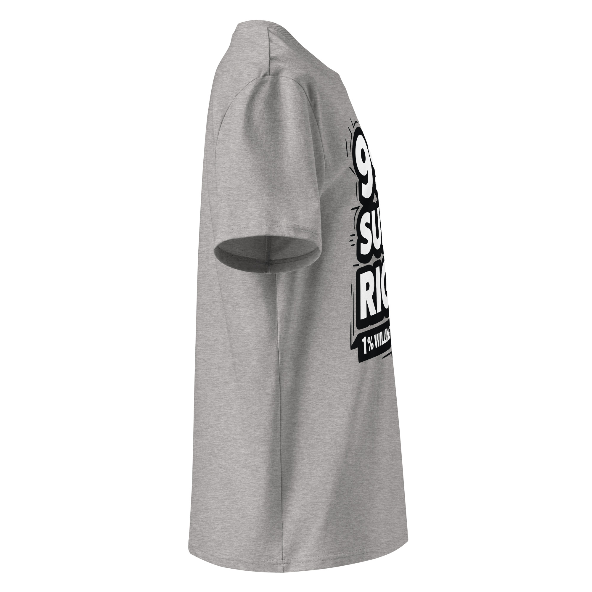 99% right Unisex organic cotton t-shirt
