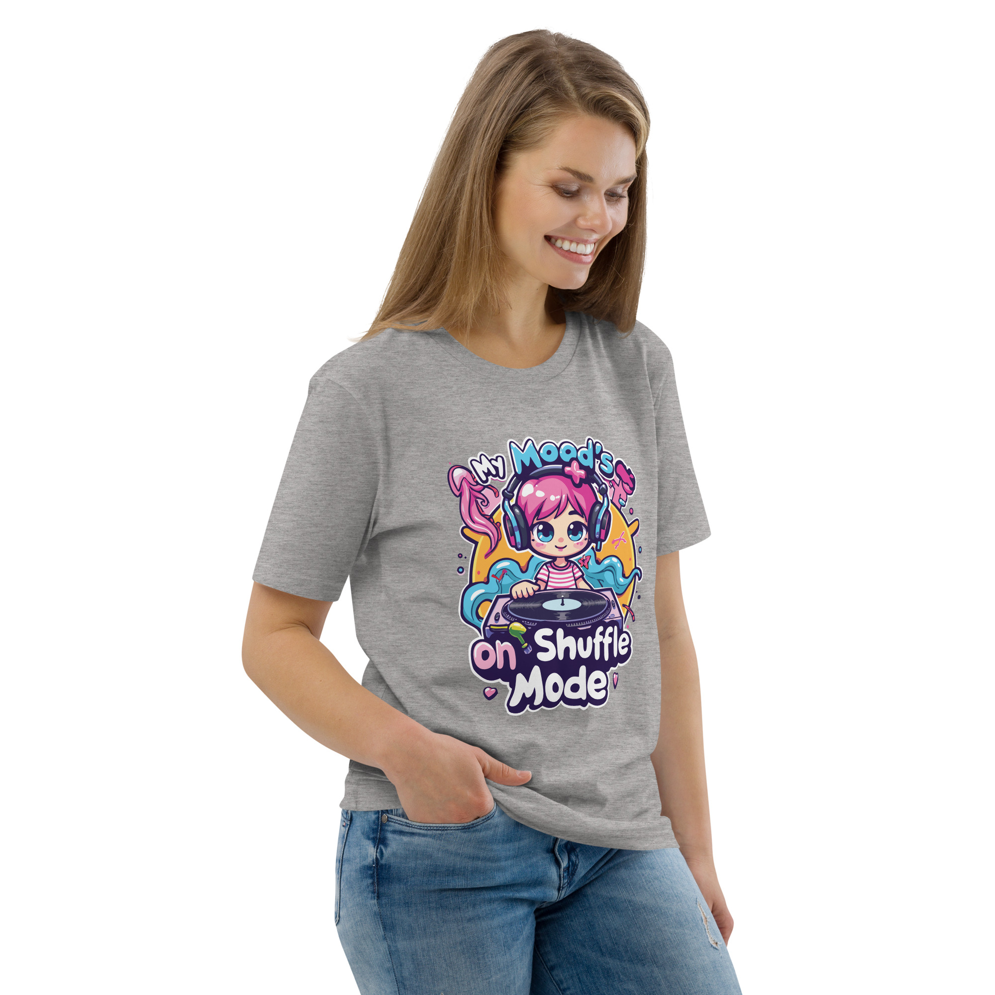 Mood Shuffle Unisex organic cotton t-shirt