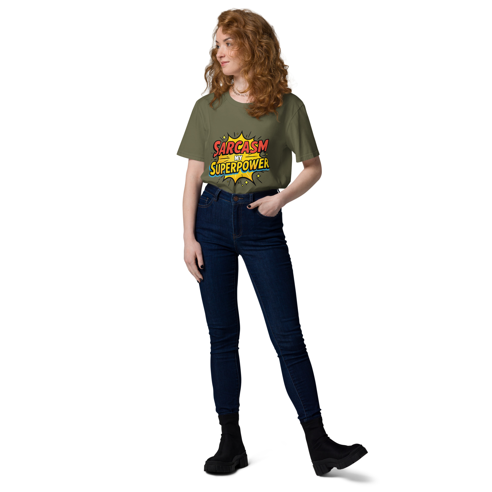 Sarcasm Unisex organic cotton t-shirt