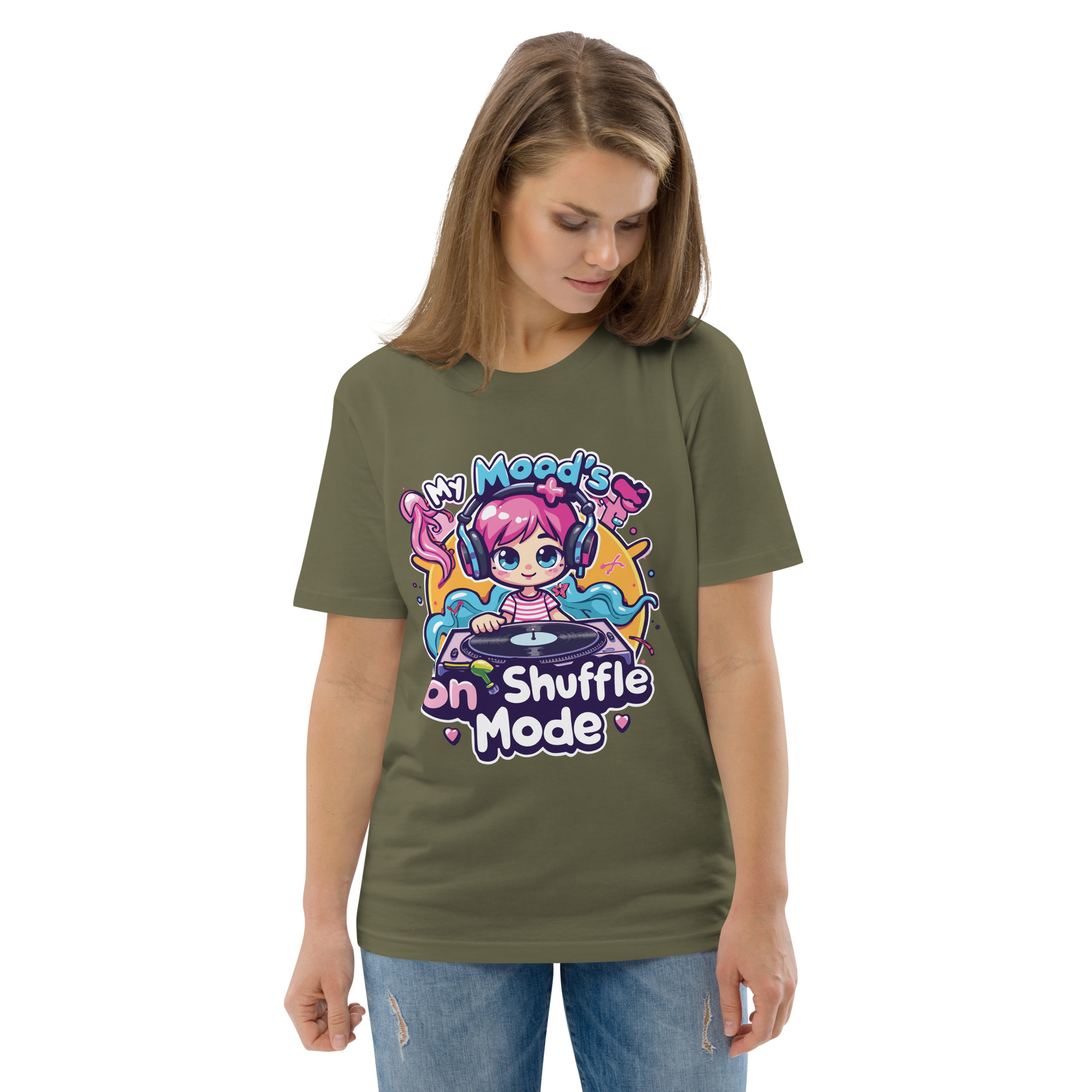 Mood Shuffle Unisex organic cotton t-shirt