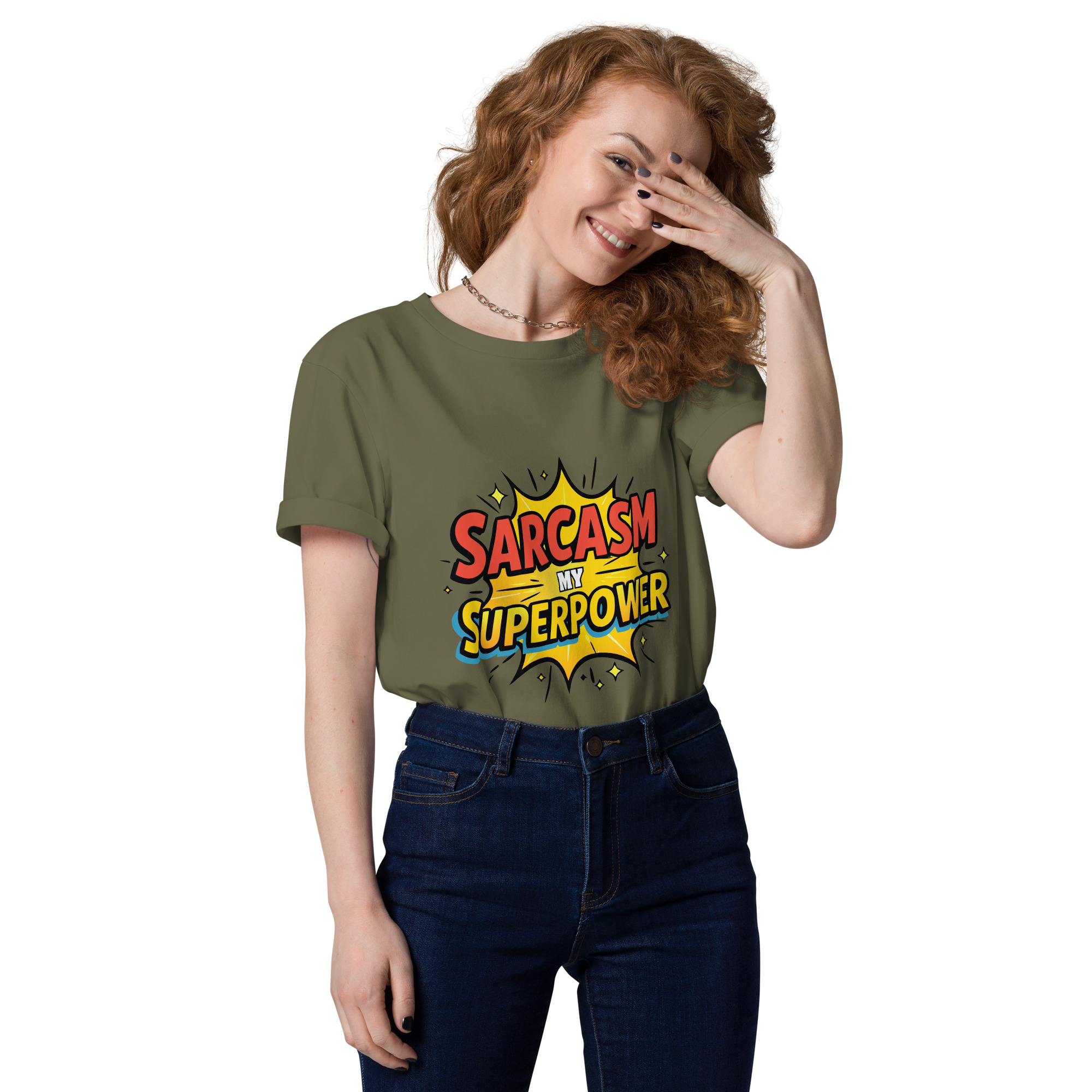 Sarcasm Unisex organic cotton t-shirt