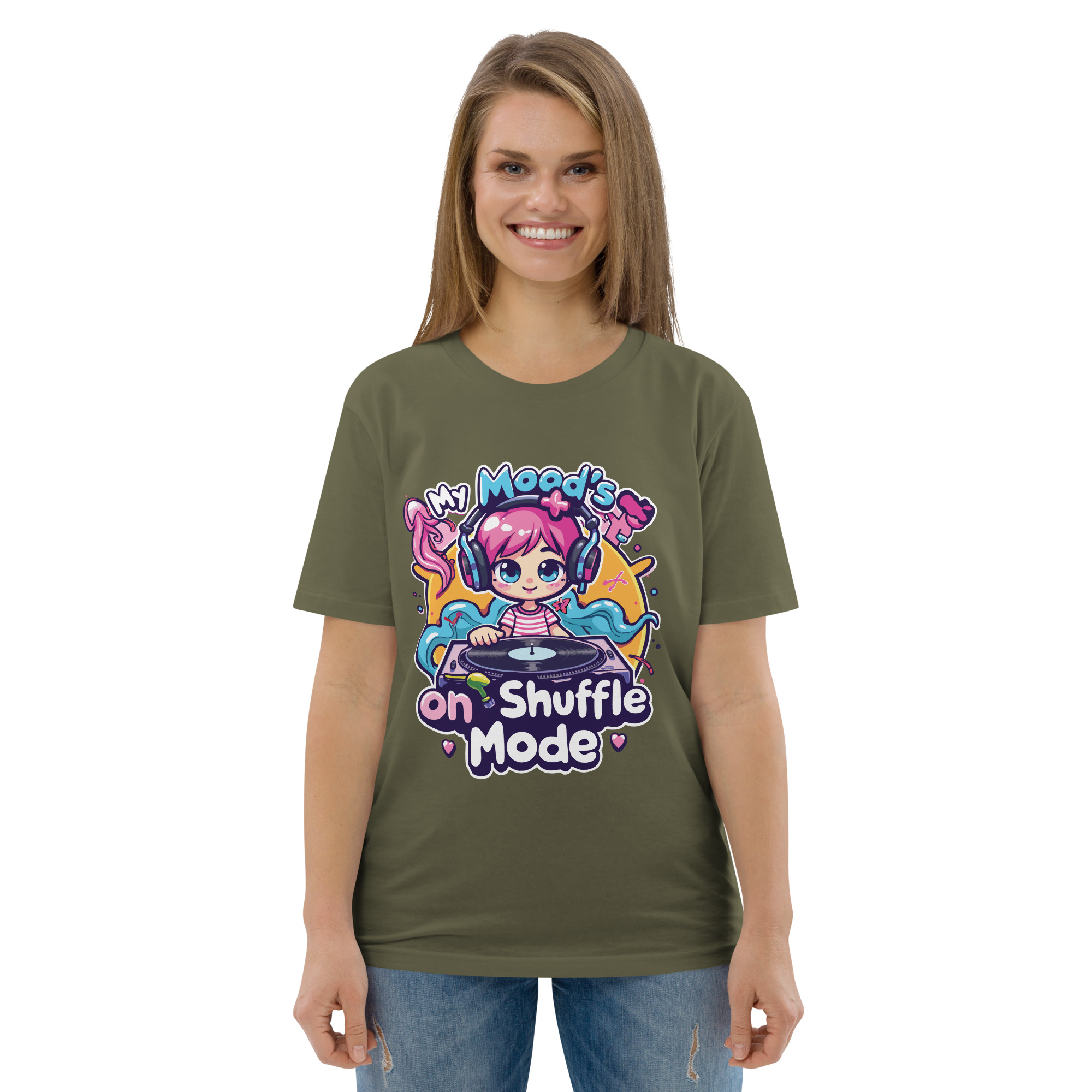 Mood Shuffle Unisex organic cotton t-shirt