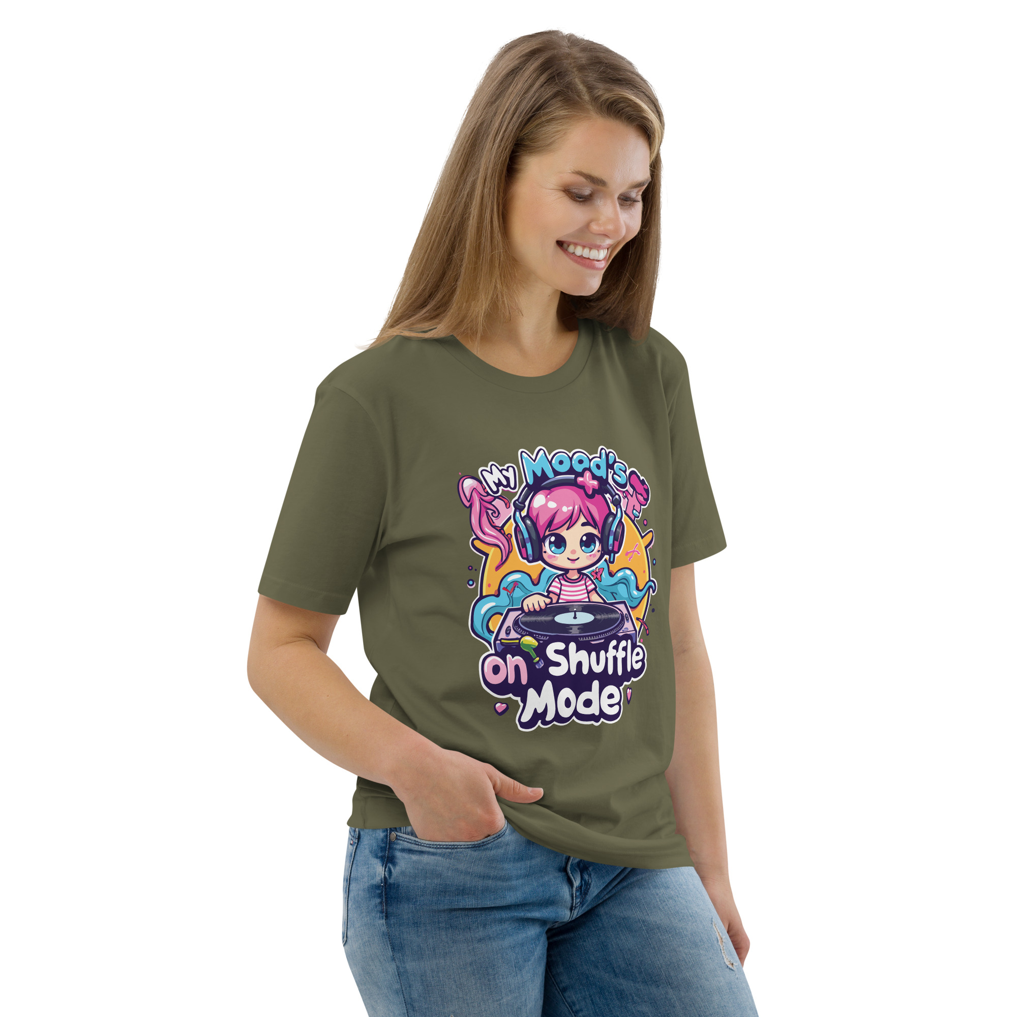 Mood Shuffle Unisex organic cotton t-shirt